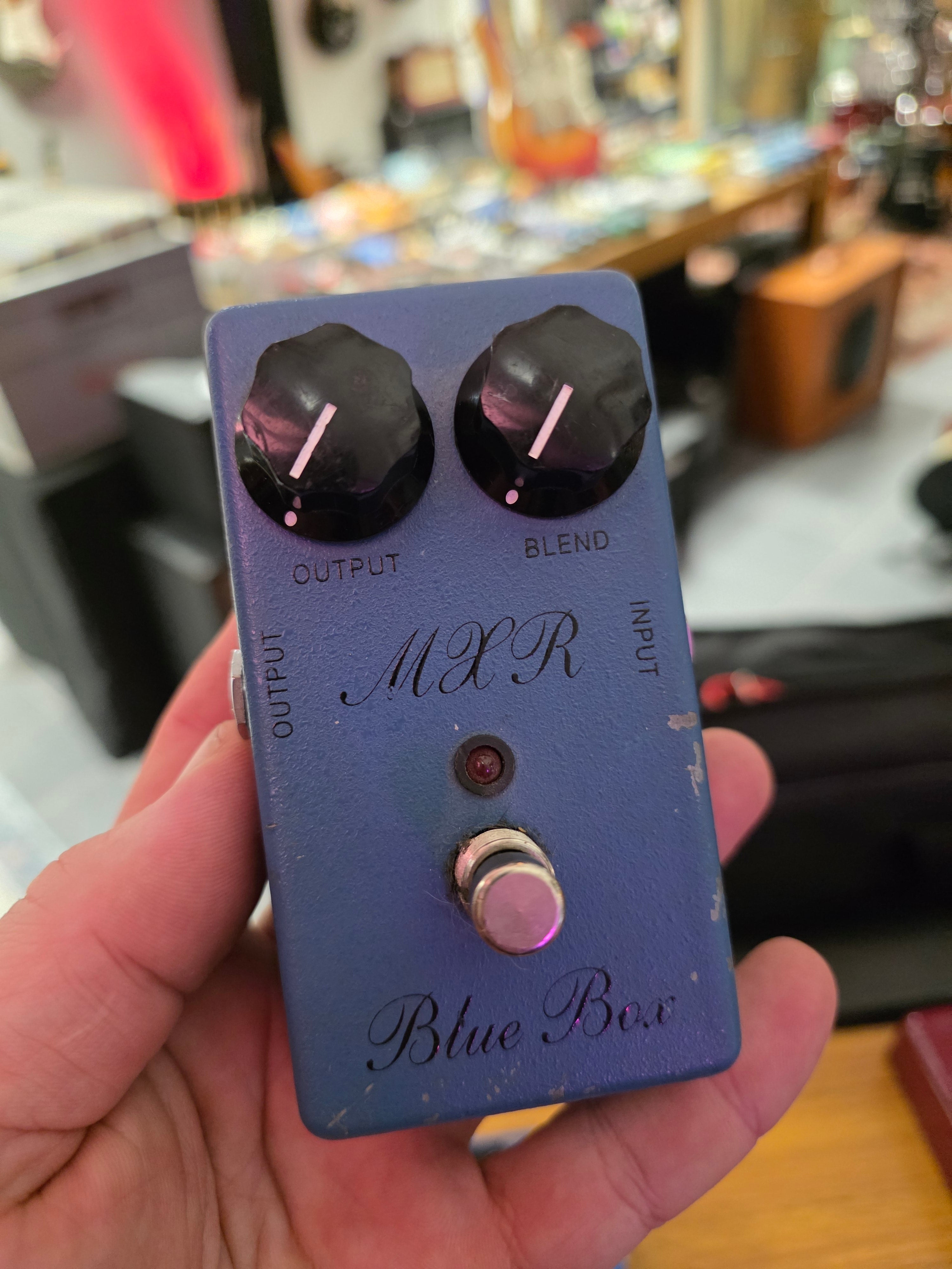 MXR Blue Box "Script logo" Reissue 2000s