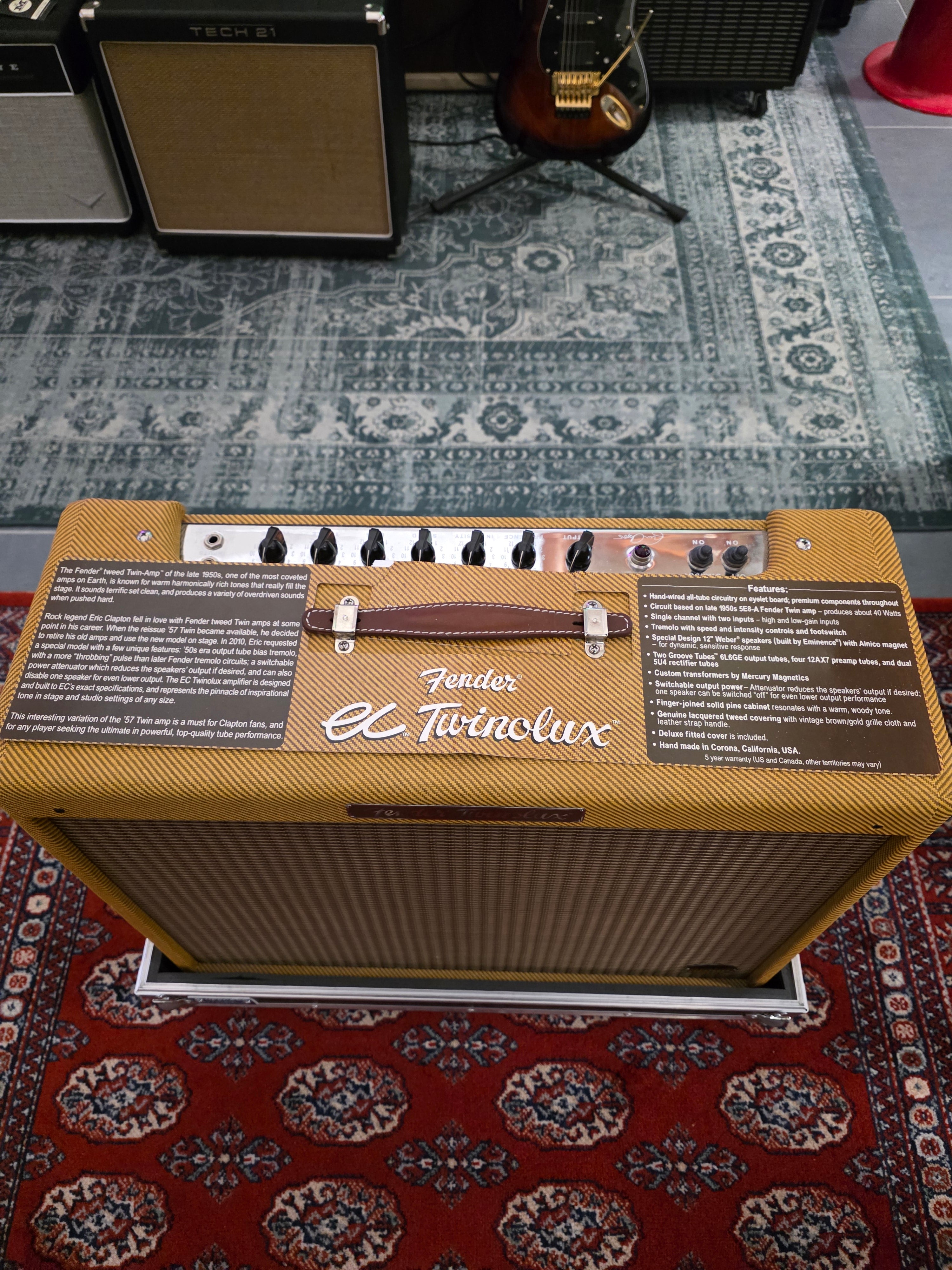 Fender EC Twinolux Eric Clapton Signature 40-Watt 2x12" 2012