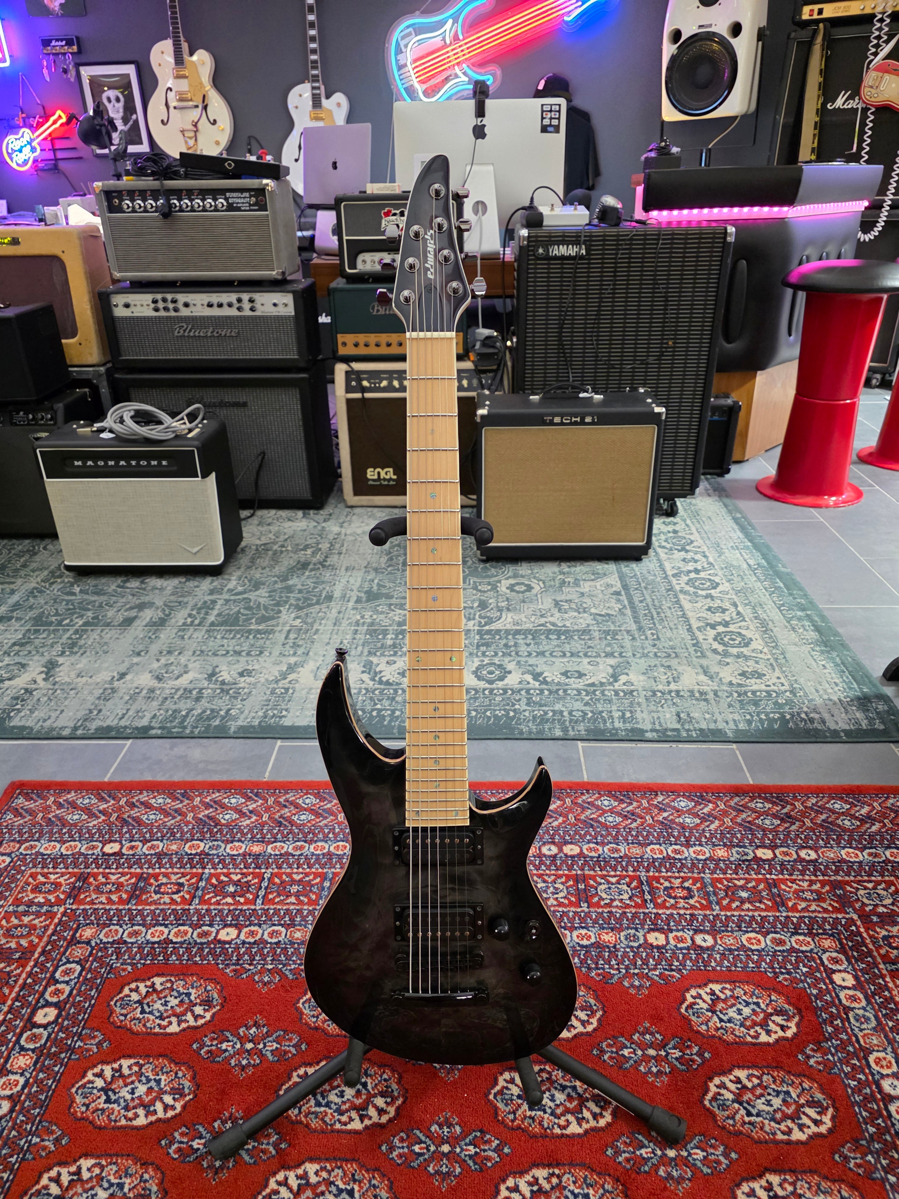 ESP Edwards E-HR-III NT7 QM/M – Tonefest Guitar Gallery