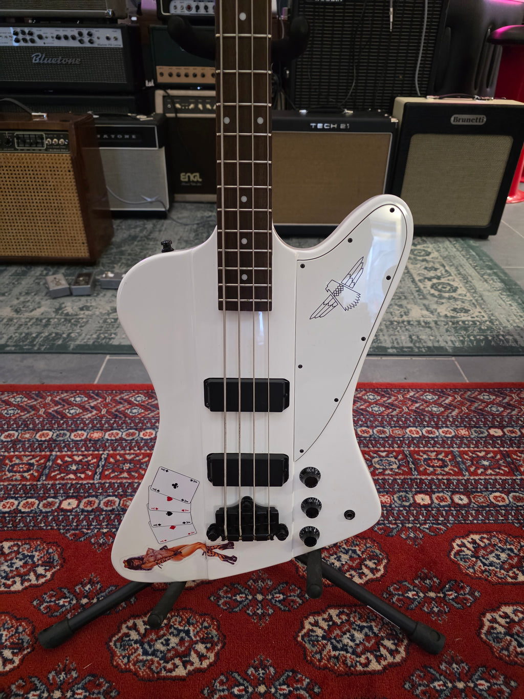 Epiphone Thunderbird IV Limited Edition Custom Shop Alpine White "Ex-Archzie69"