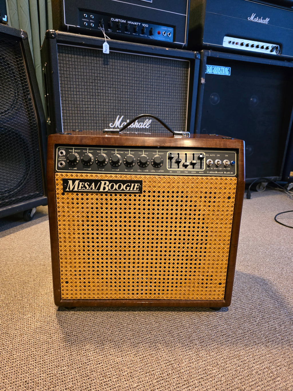 Mesa Boogie Mark III Blue Stripe 100W DRG Imbuia Combo 1988