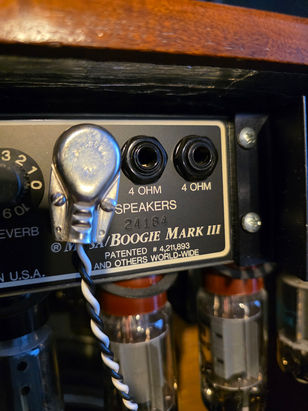 Mesa Boogie Mark III Blue Stripe 100W DRG Imbuia Combo 1988