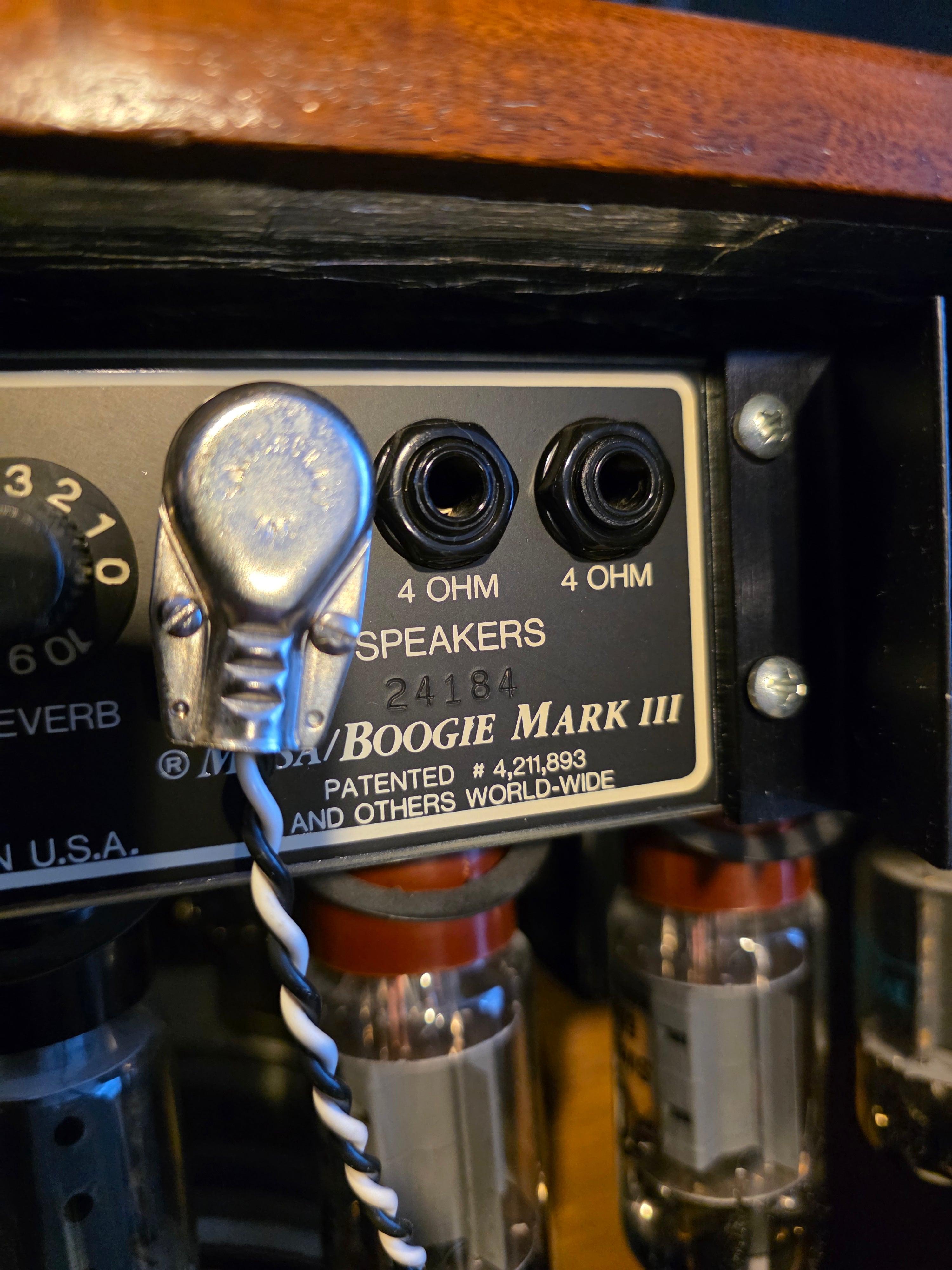 Mesa Boogie Mark III Blue Stripe 100W DRG Imbuia Combo 1988