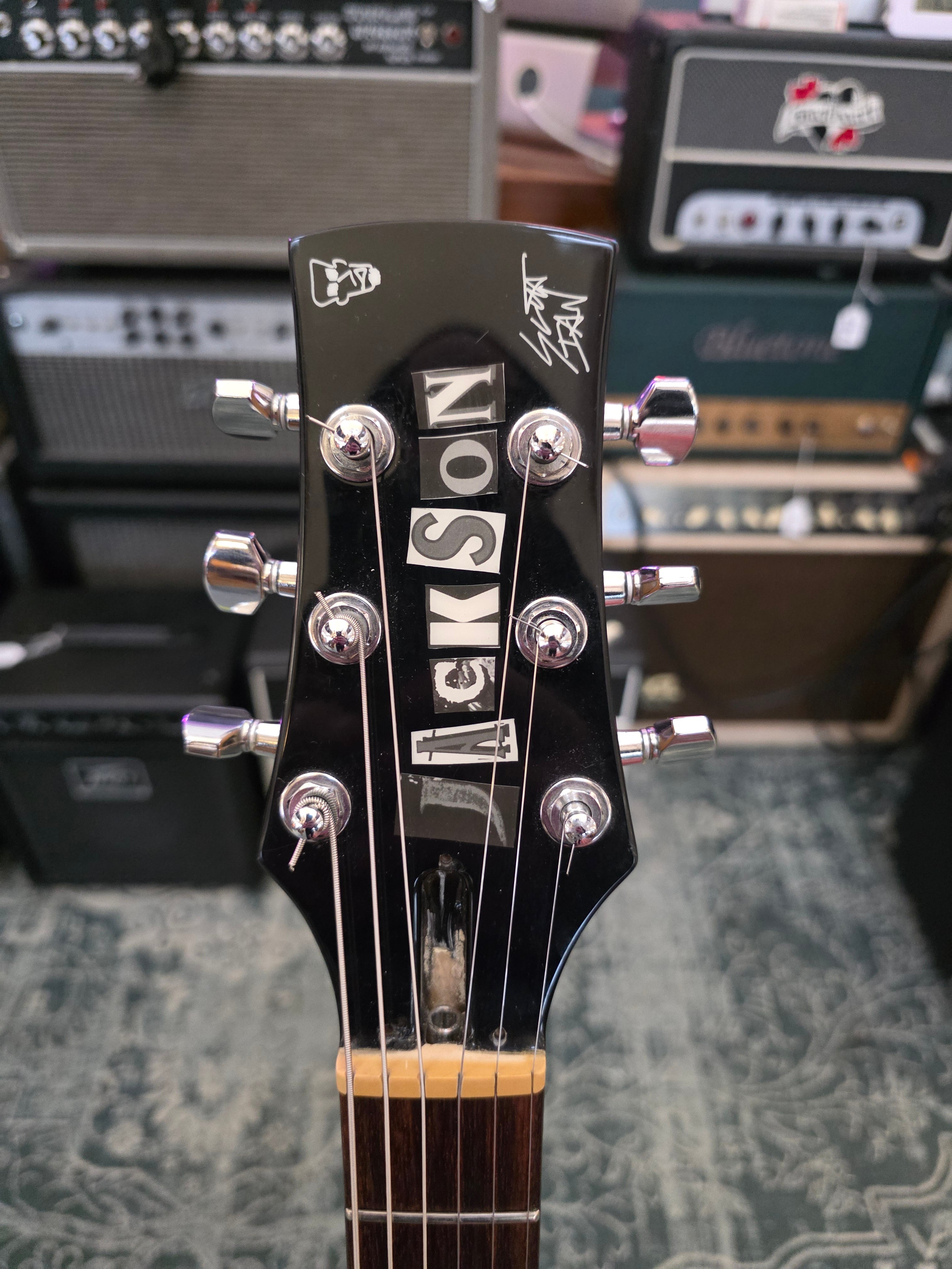 Jackson JJ1 Korina Scott Ian Signature