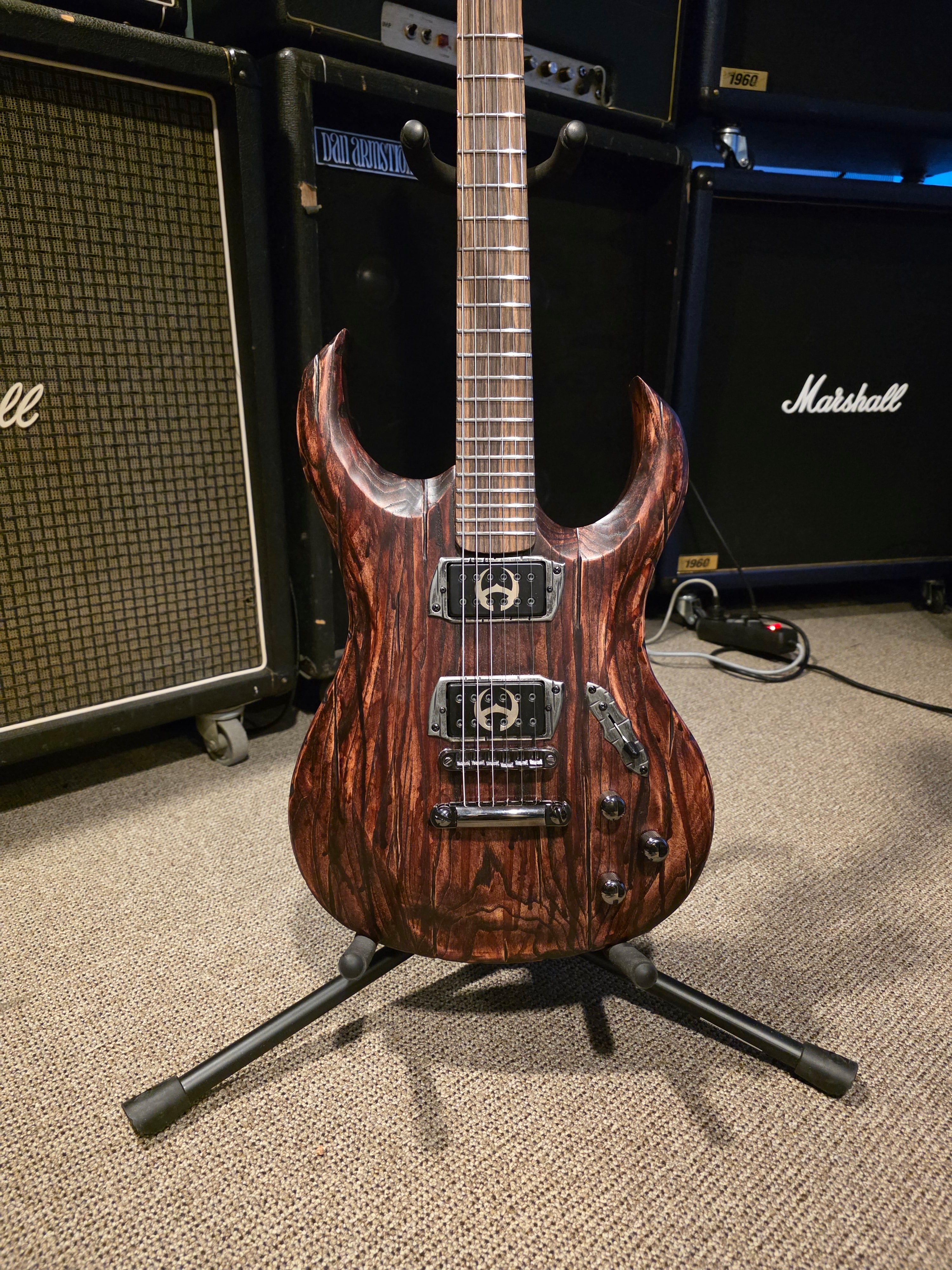Kiiras Instruments Ahti Bloodshot w/ Bareknuckle Juggernaut Pickups