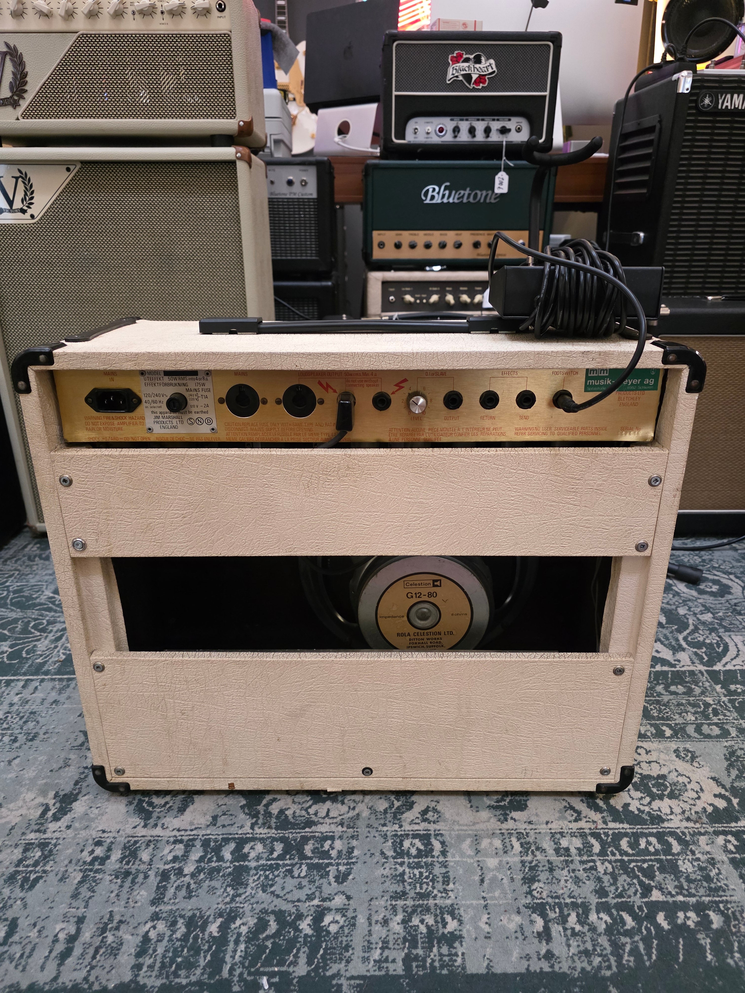 Marshall JCM 800 4210 1x12" Combo 1984 White