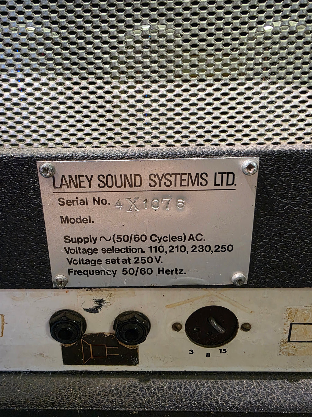 Laney Supergroup 100 Mk I Head 1969 with Laney 2x12" Cabinets PA/Guitar 1969
