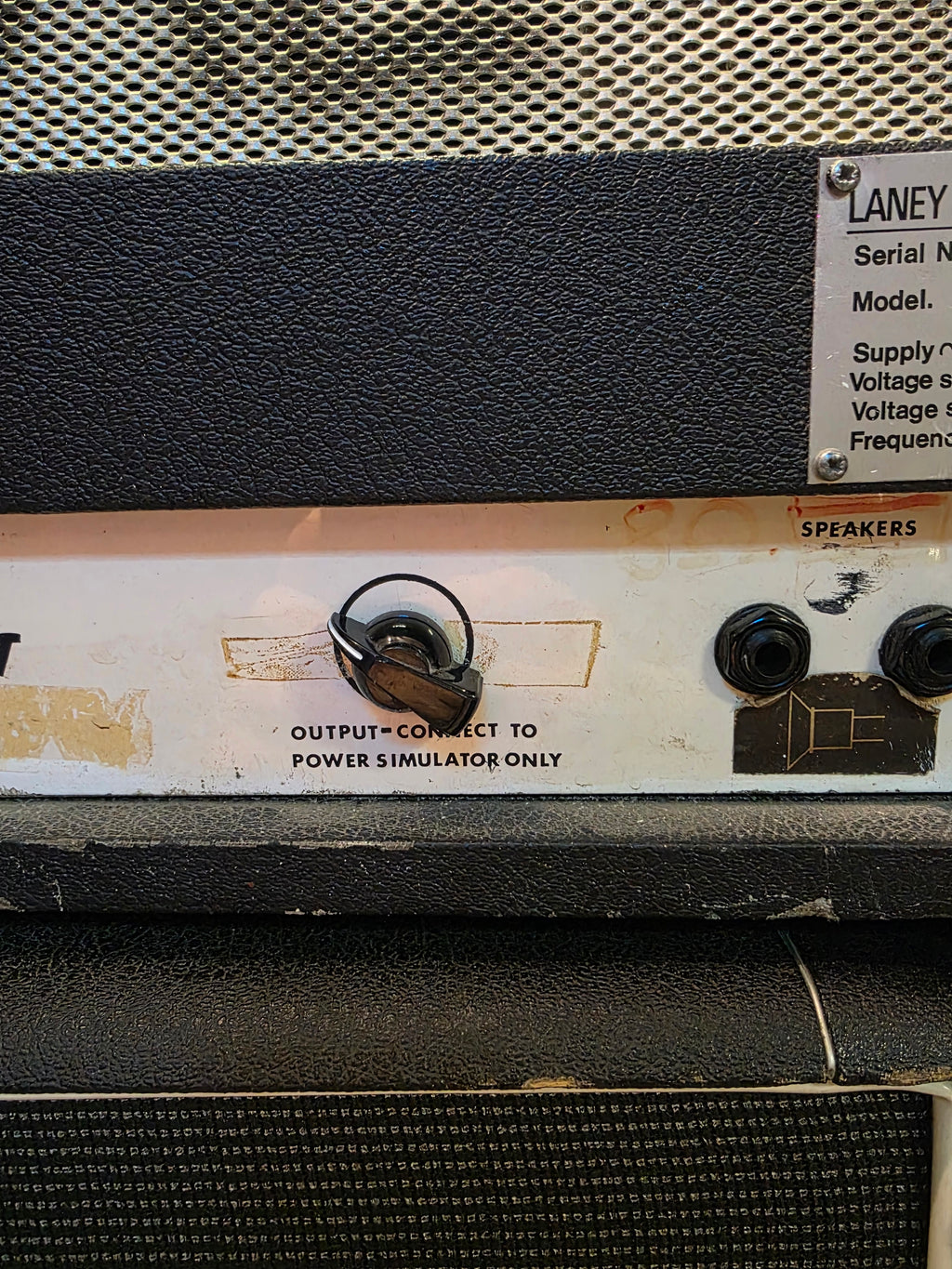 Laney Supergroup 100 Mk I Head 1969 with Laney 2x12" Cabinets PA/Guitar 1969