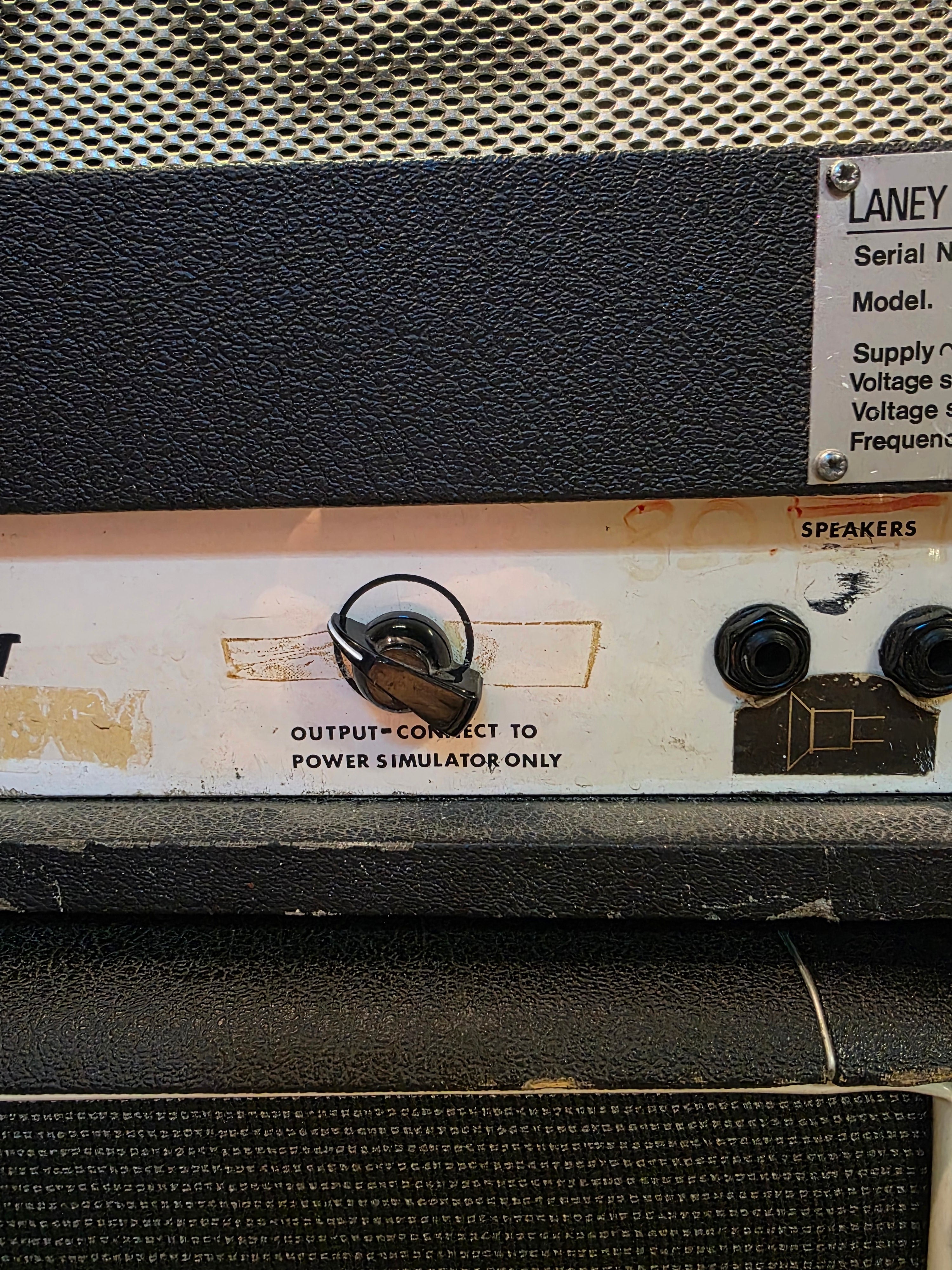 Laney Supergroup 100 Mk I Head 1969 with Laney 2x12" Cabinets PA/Guitar 1969