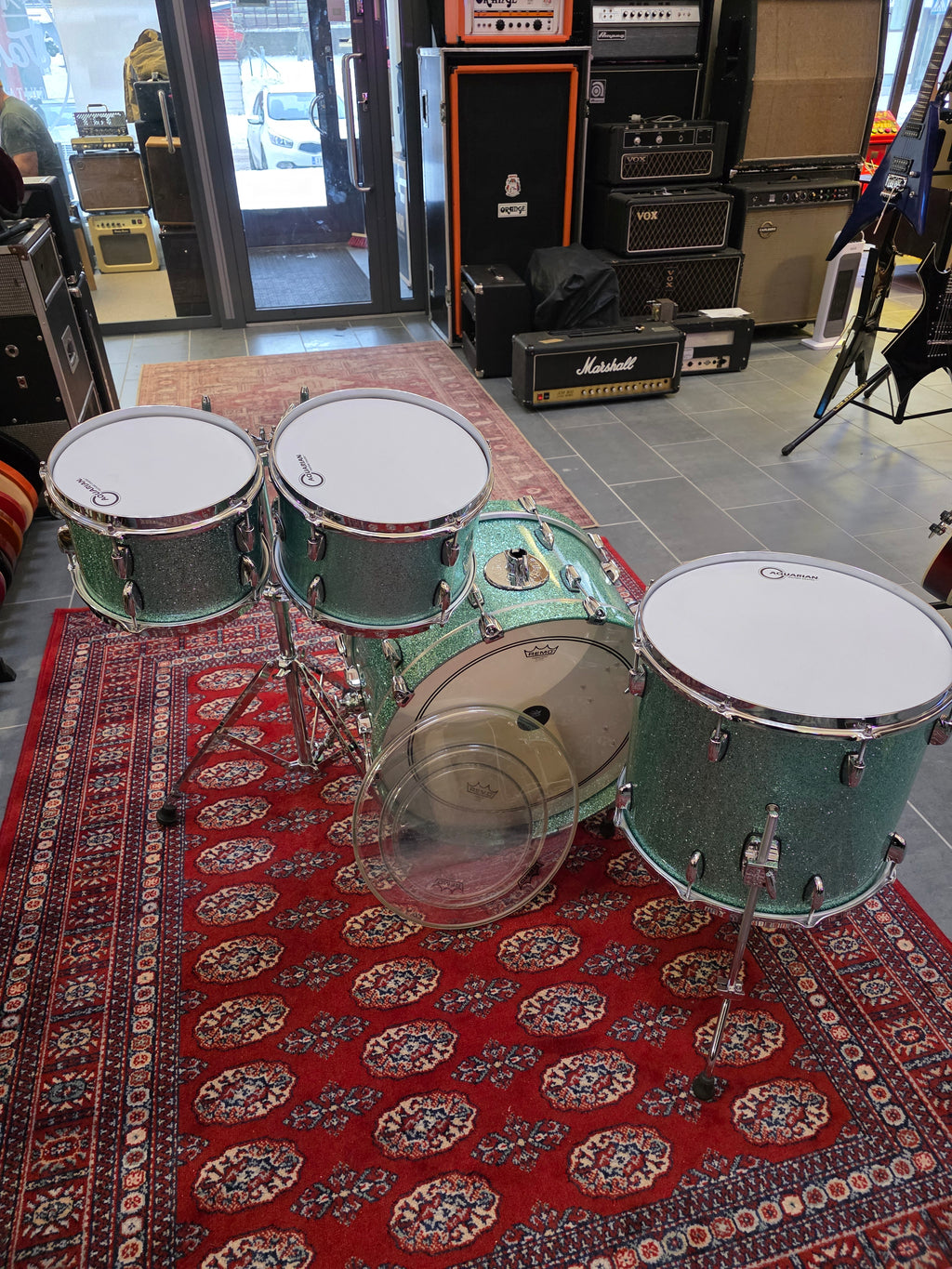 Gretsch Renown RN2 Tourqoise Sparkle 22x12", 16x14", 12x8", 10x7" 2021