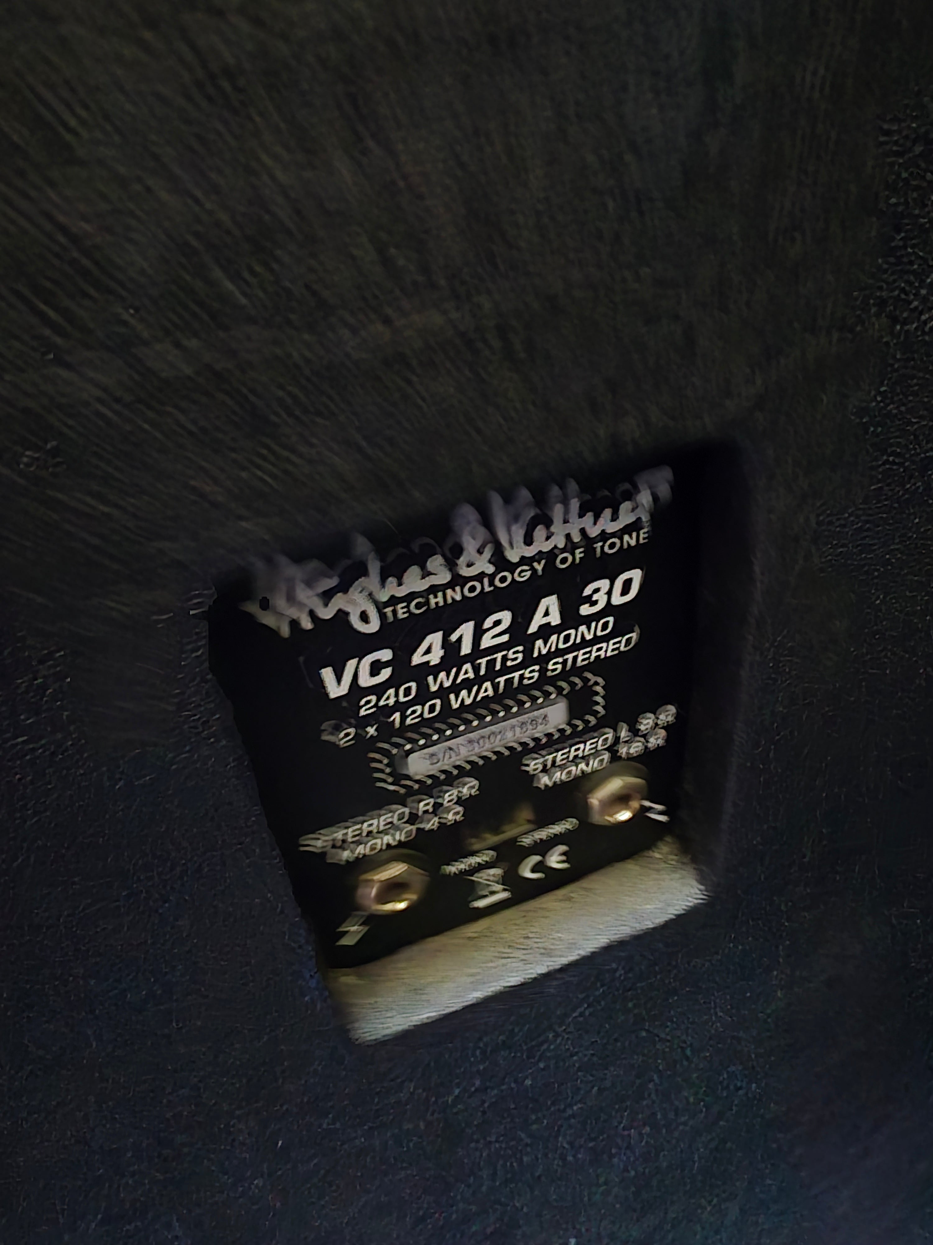 Hughes & Kettner Trilogy 100W Head w/ Hughes & Kettner VC 412 A 30 Cabinet