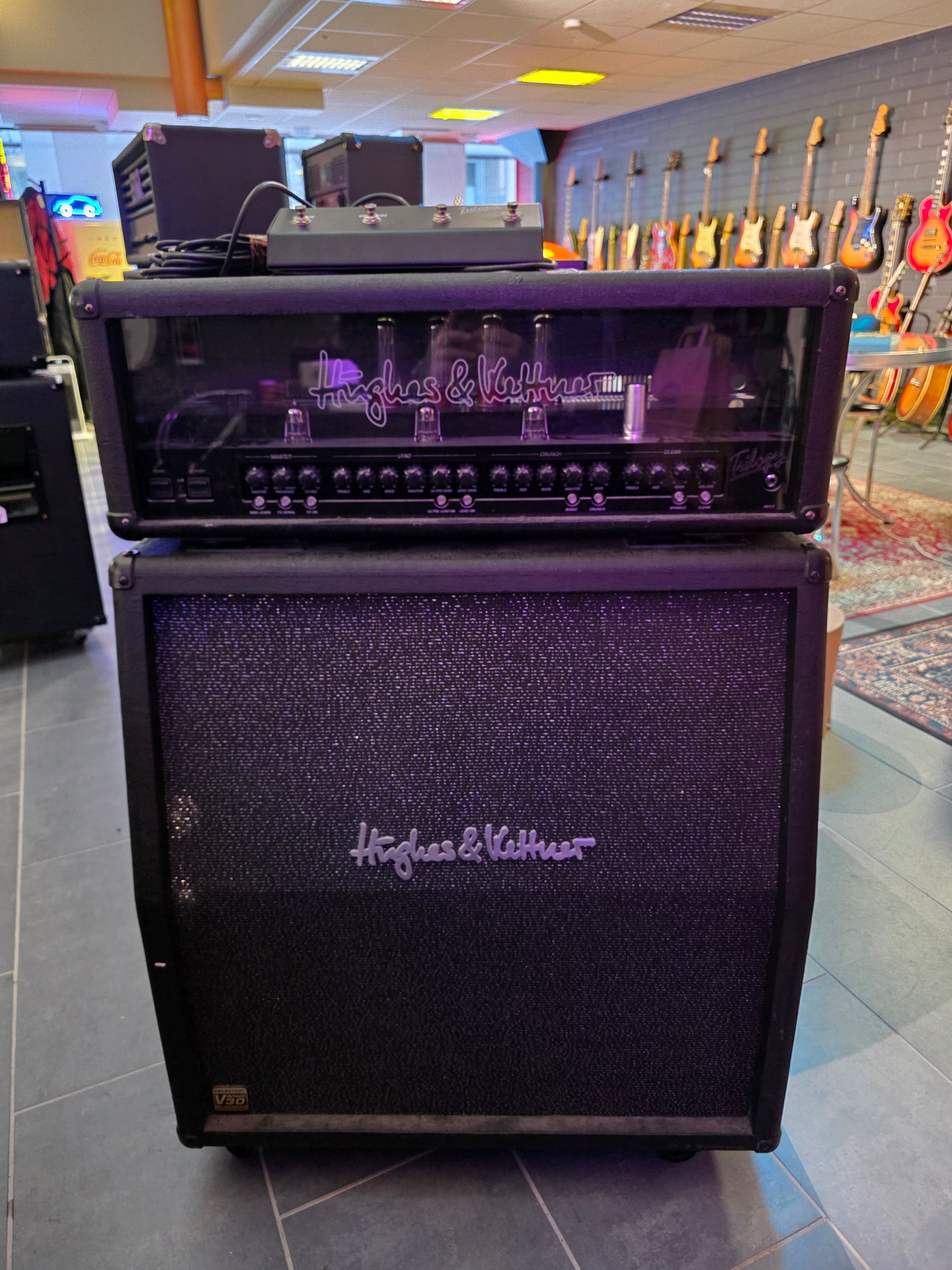 Hughes & Kettner Trilogy 100W Head w/ Hughes & Kettner VC 412 A 30 Cabinet