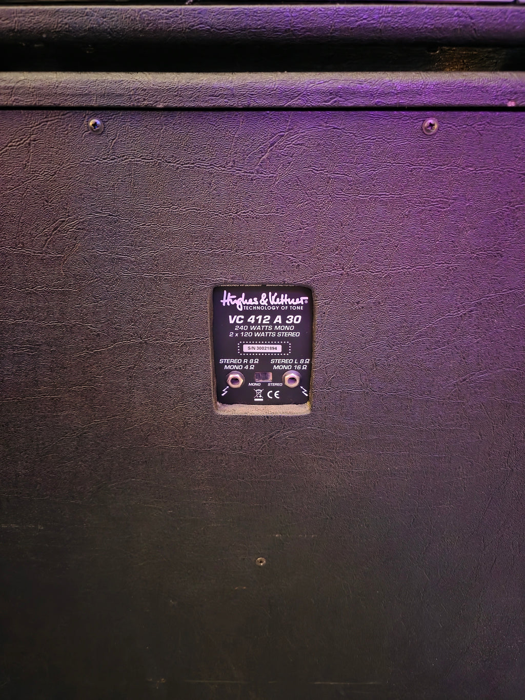 Hughes & Kettner Trilogy 100W Head w/ Hughes & Kettner VC 412 A 30 Cabinet