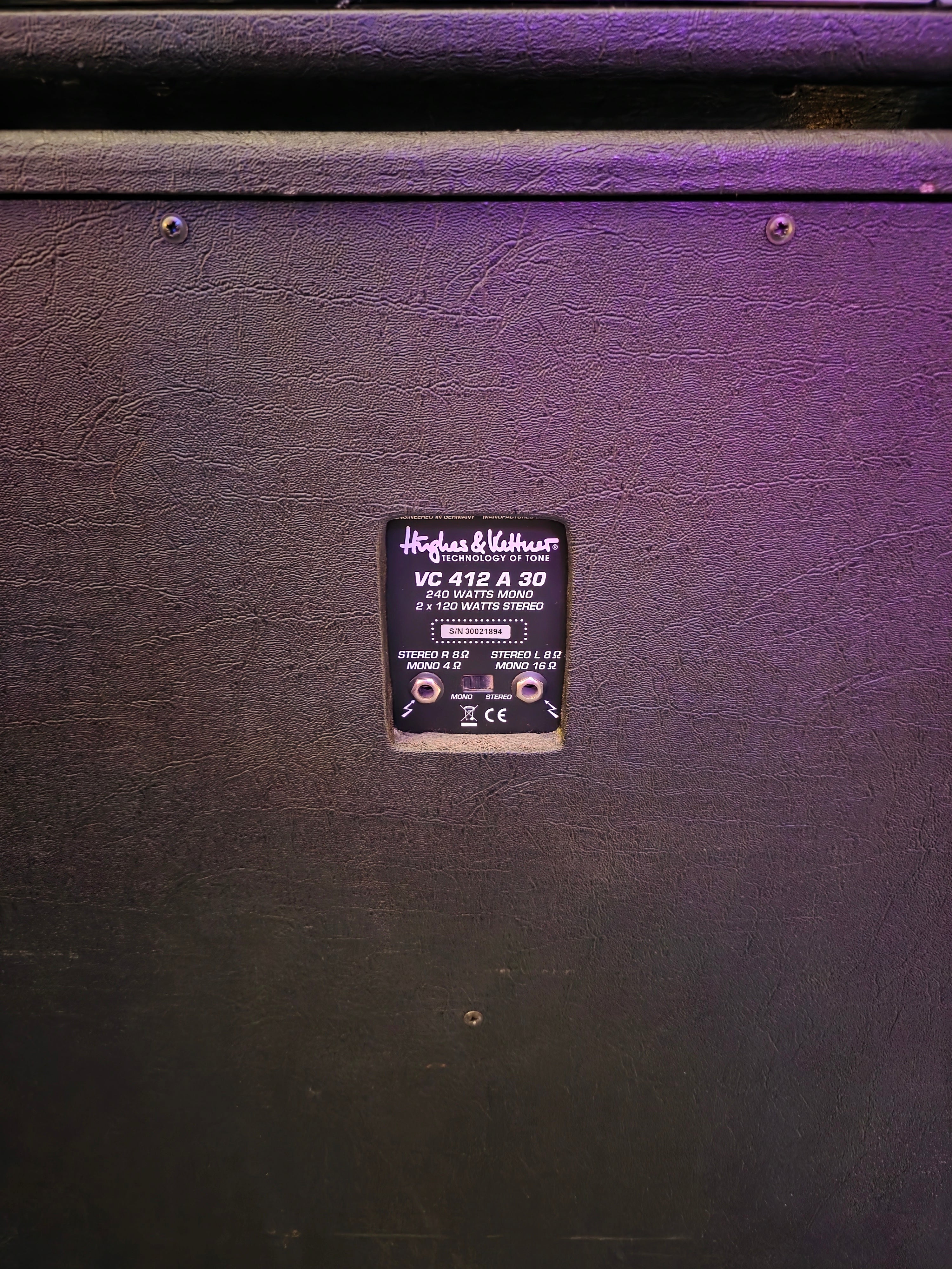 Hughes & Kettner Trilogy 100W Head w/ Hughes & Kettner VC 412 A 30 Cabinet