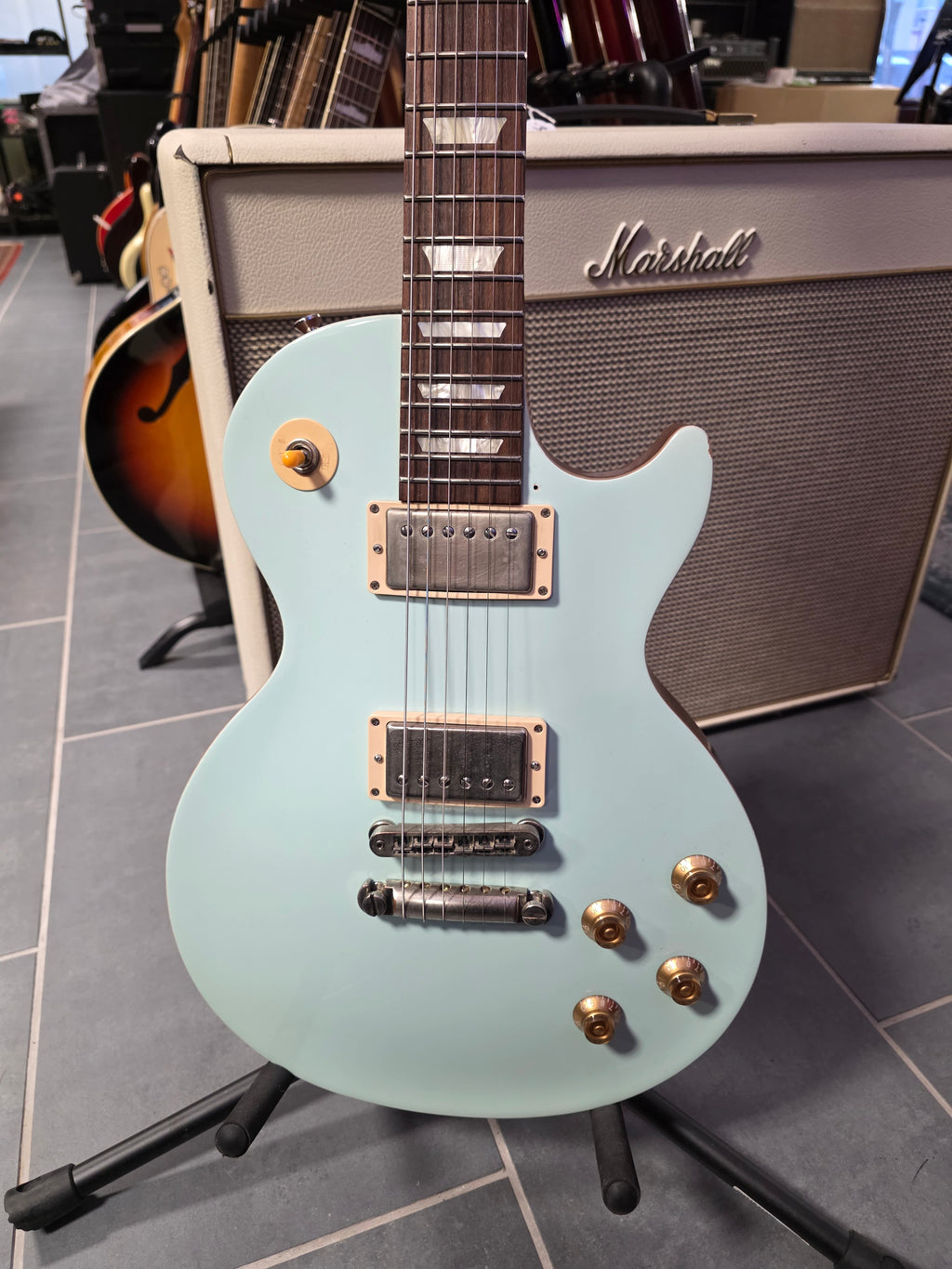 Gibson Les Paul Tribute T refin Sonic Blue 2017