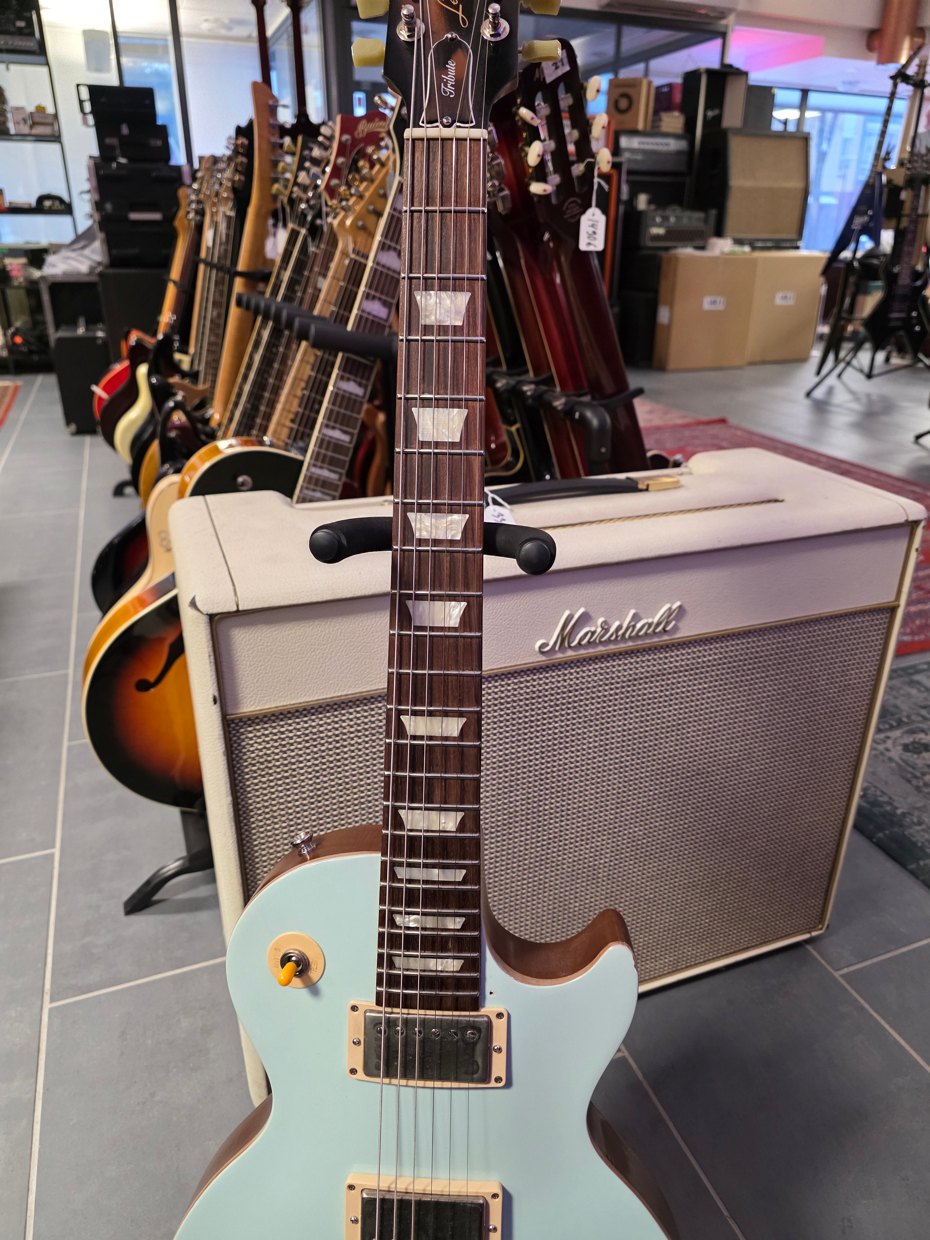 Gibson Les Paul Tribute T refin Sonic Blue 2017