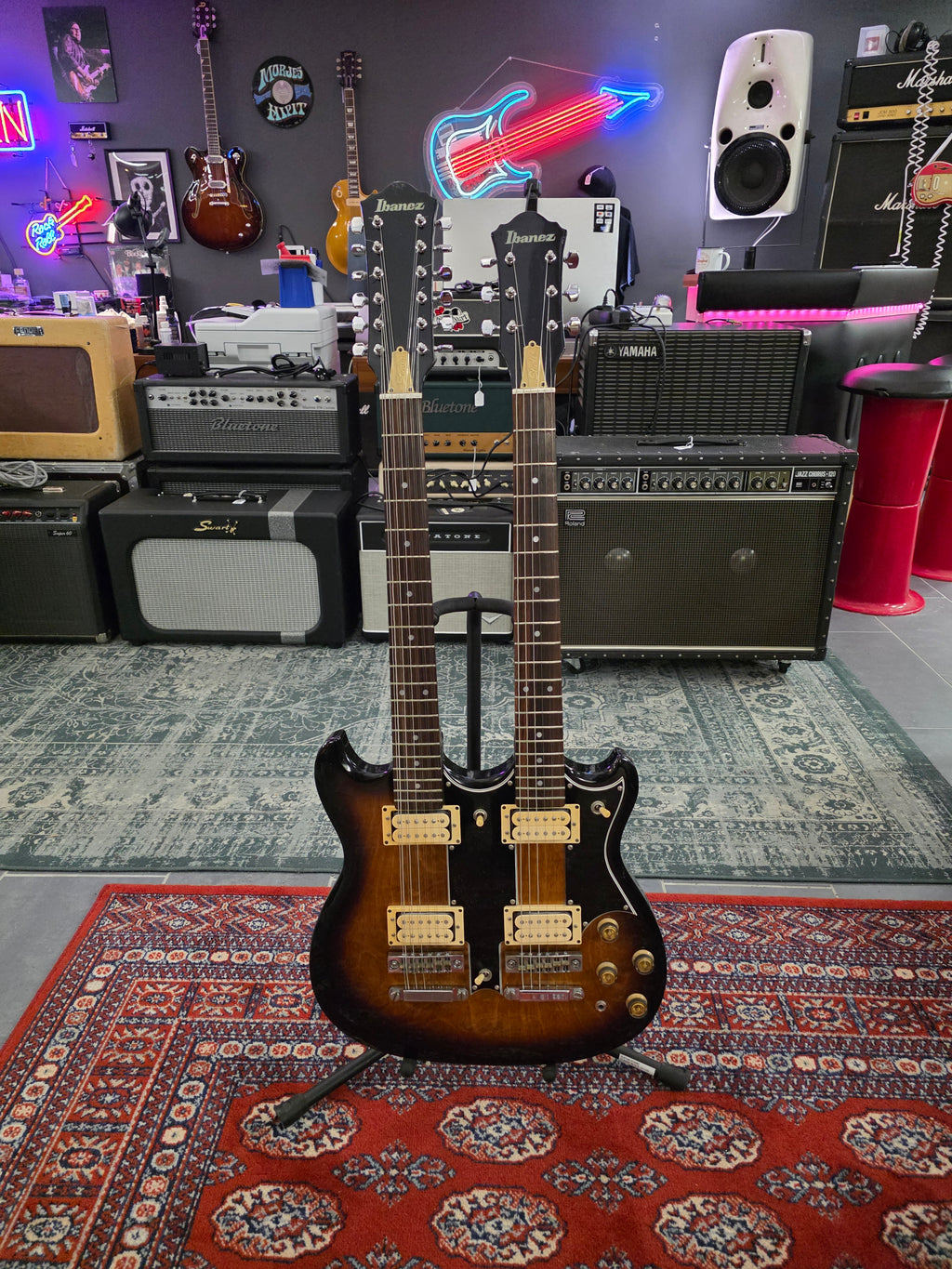 Ibanez ST1200 Studio Double-Neck 1982