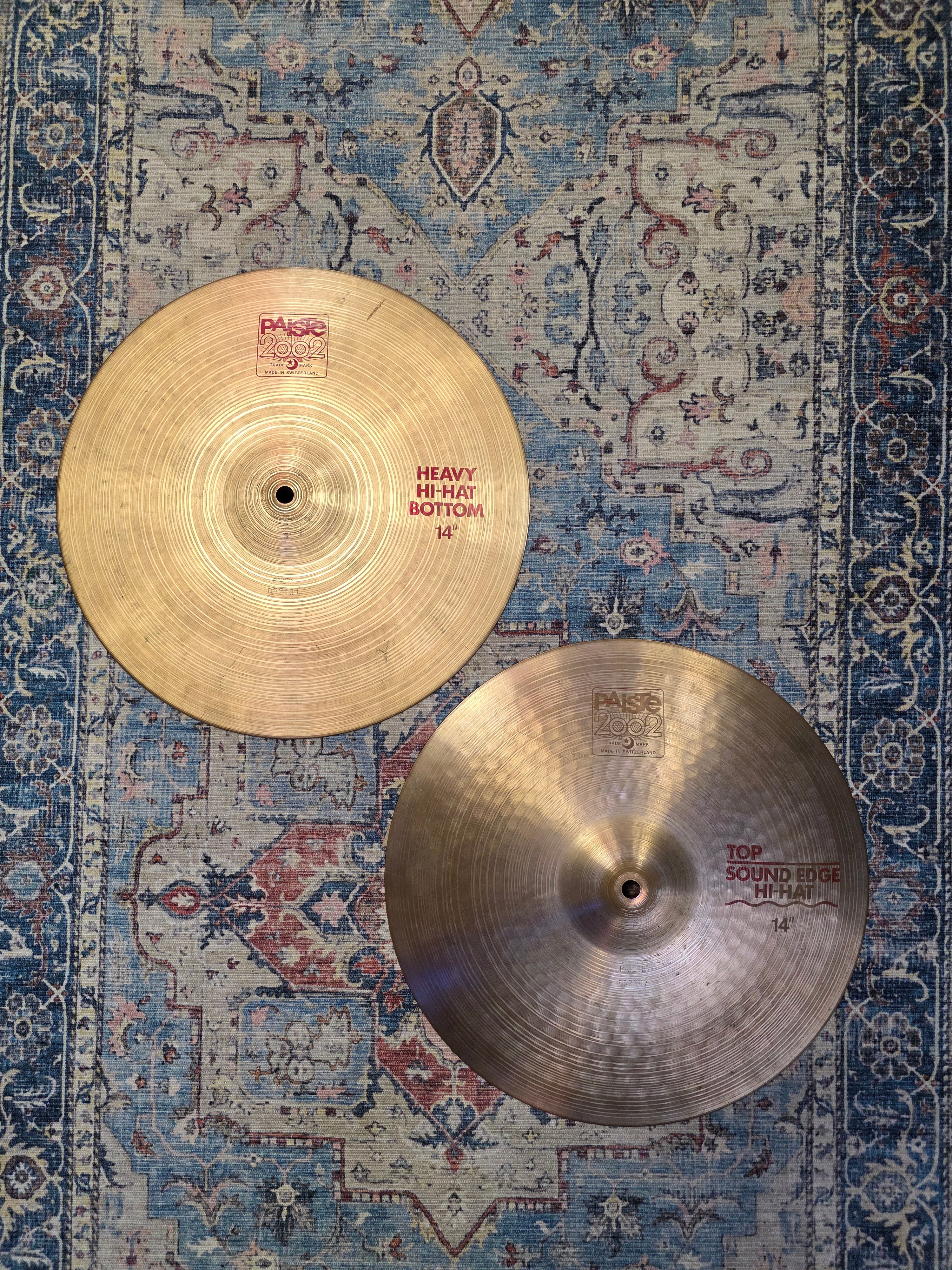 Paiste 2002 Heavy Hi-Hat 14" 1052g & 987g