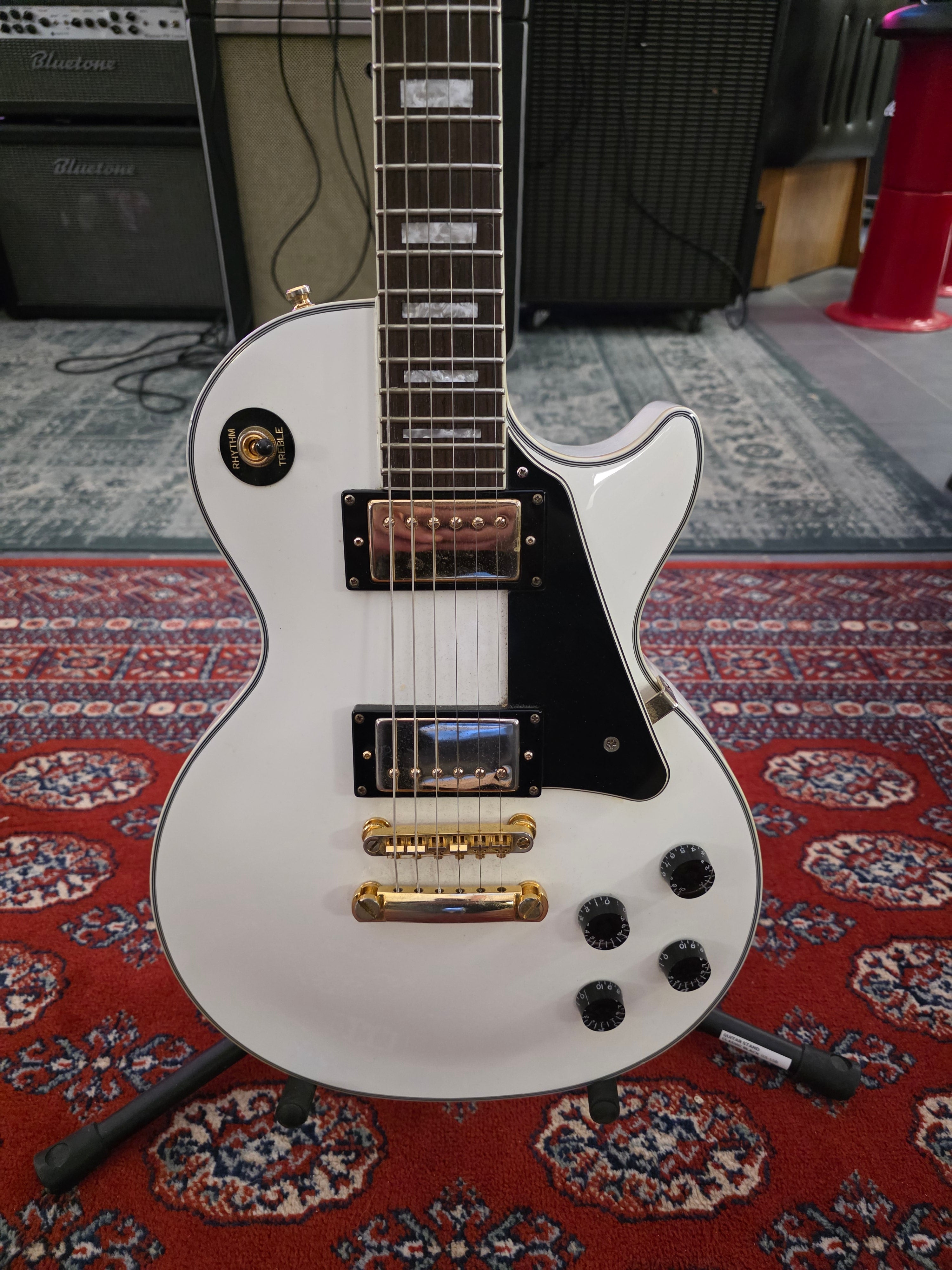 Epiphone Les Paul Custom Alpine White Made in Korea
