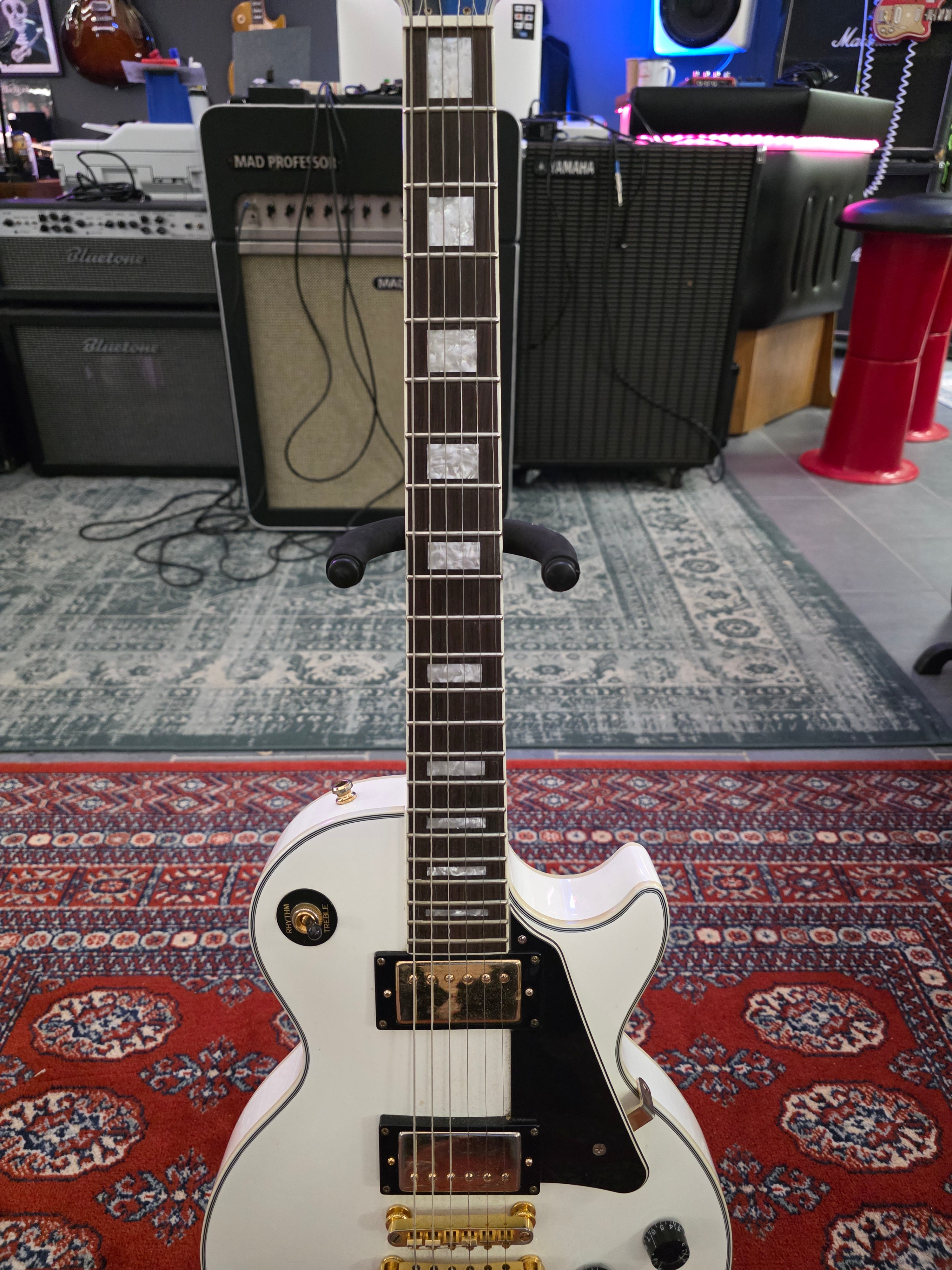 Epiphone Les Paul Custom Alpine White Made in Korea