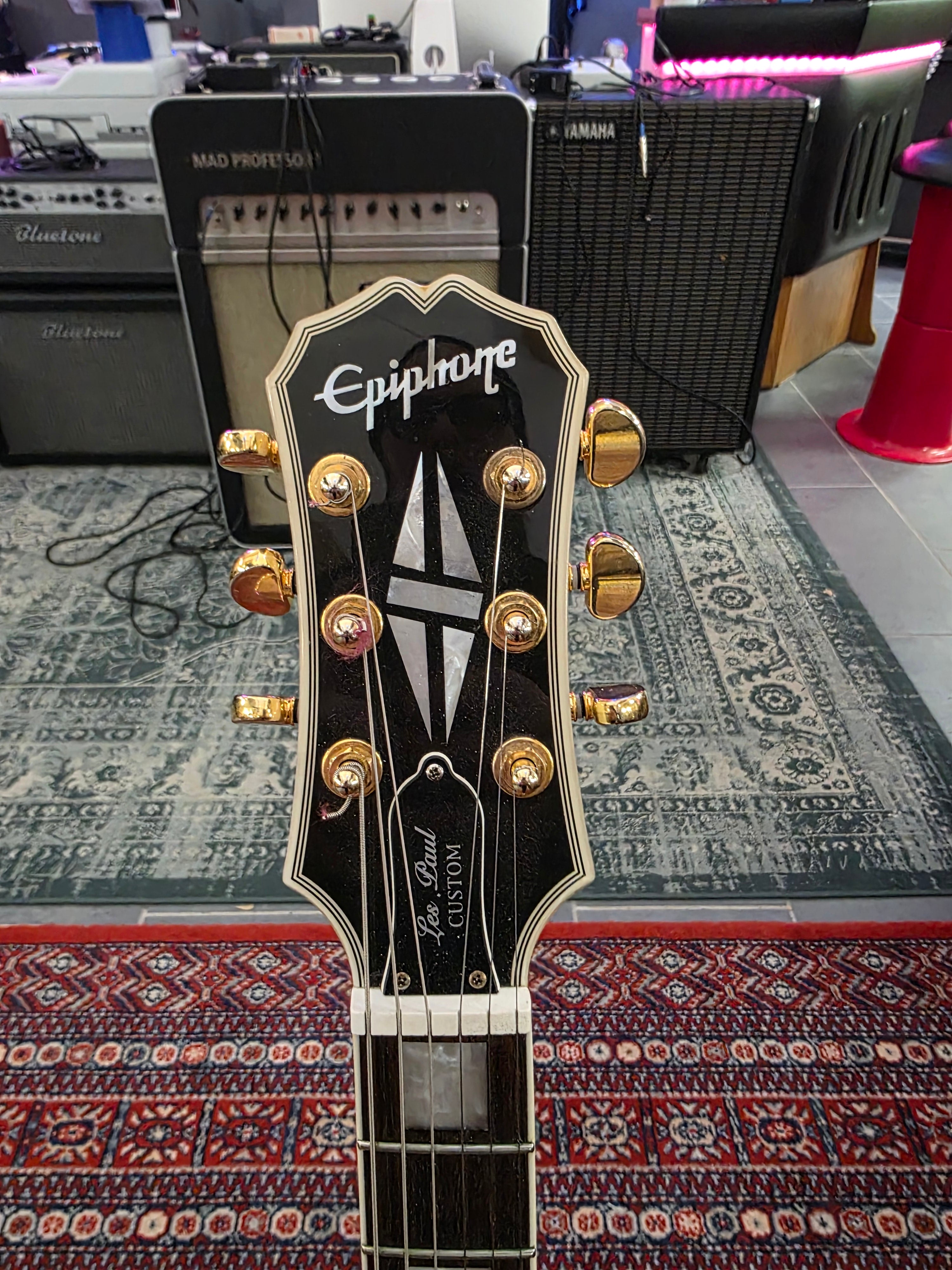 Epiphone Les Paul Custom Alpine White Made in Korea