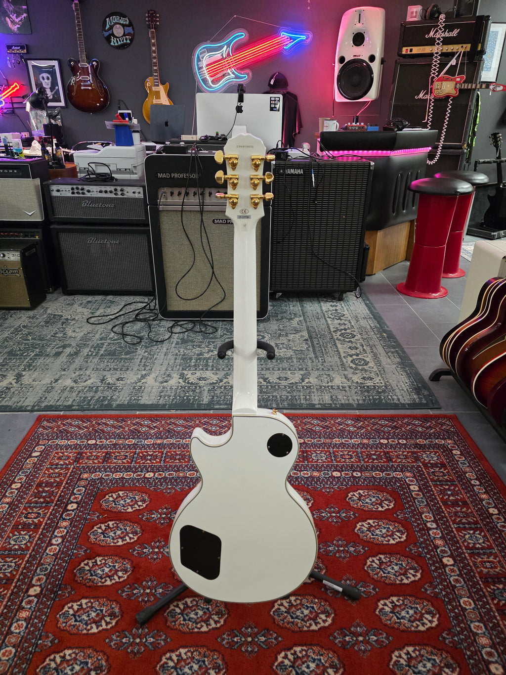 Epiphone Les Paul Custom Alpine White Made in Korea