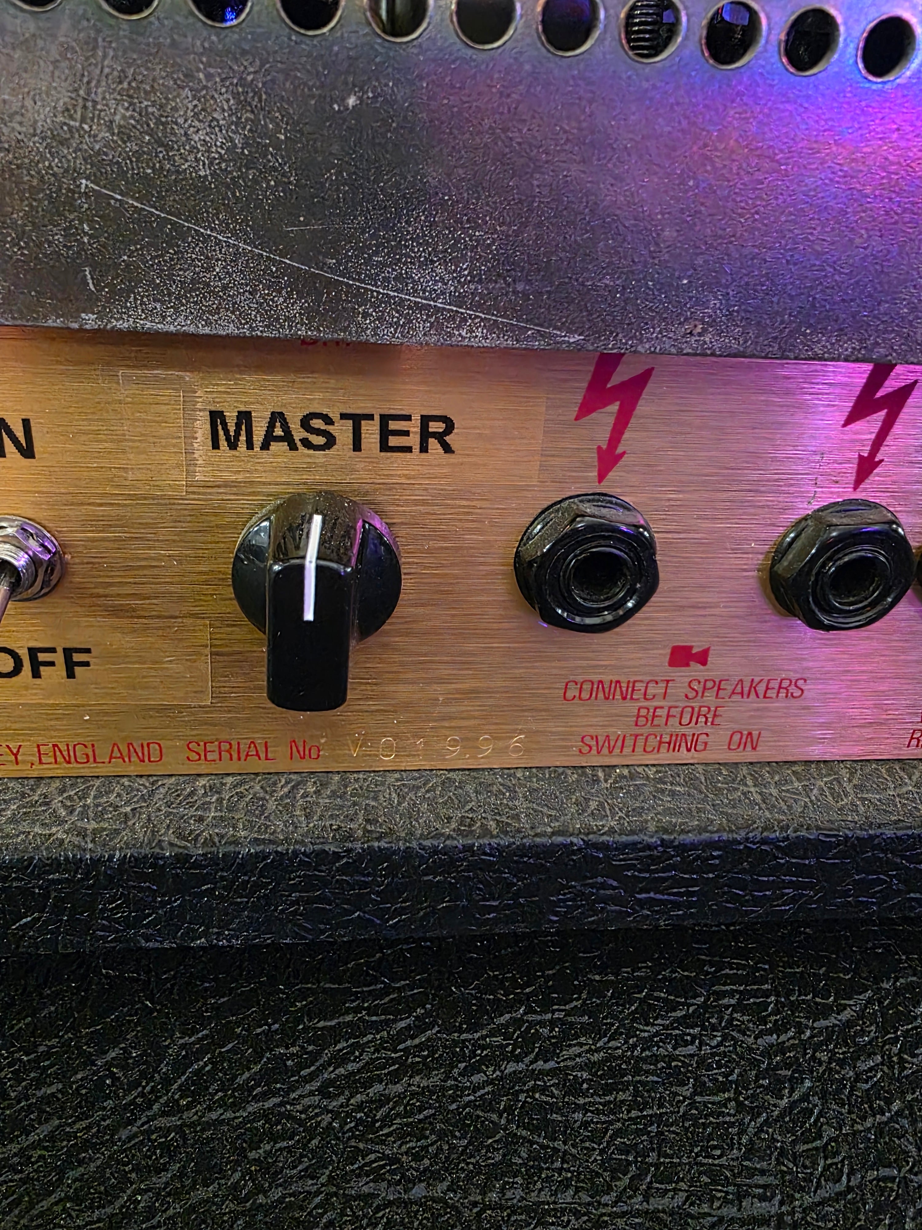 Marshall JCM800 1987 Master Volume and Effects Loop Mod