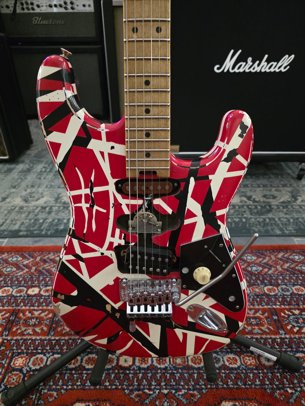 EVH Frankie Striped MN Relic