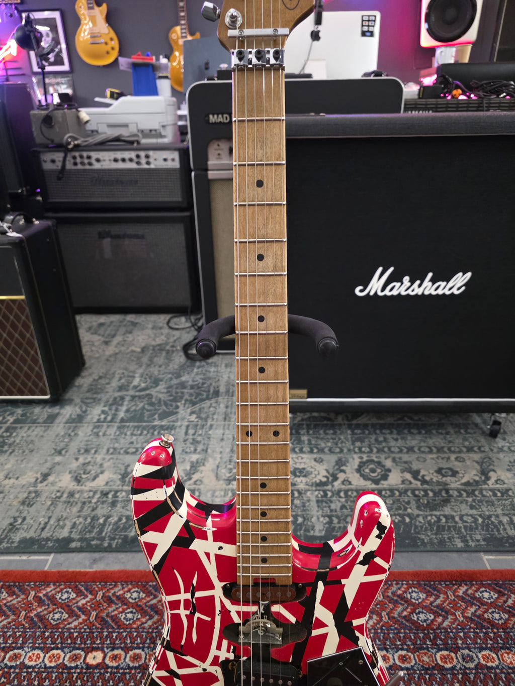 EVH Frankie Striped MN Relic