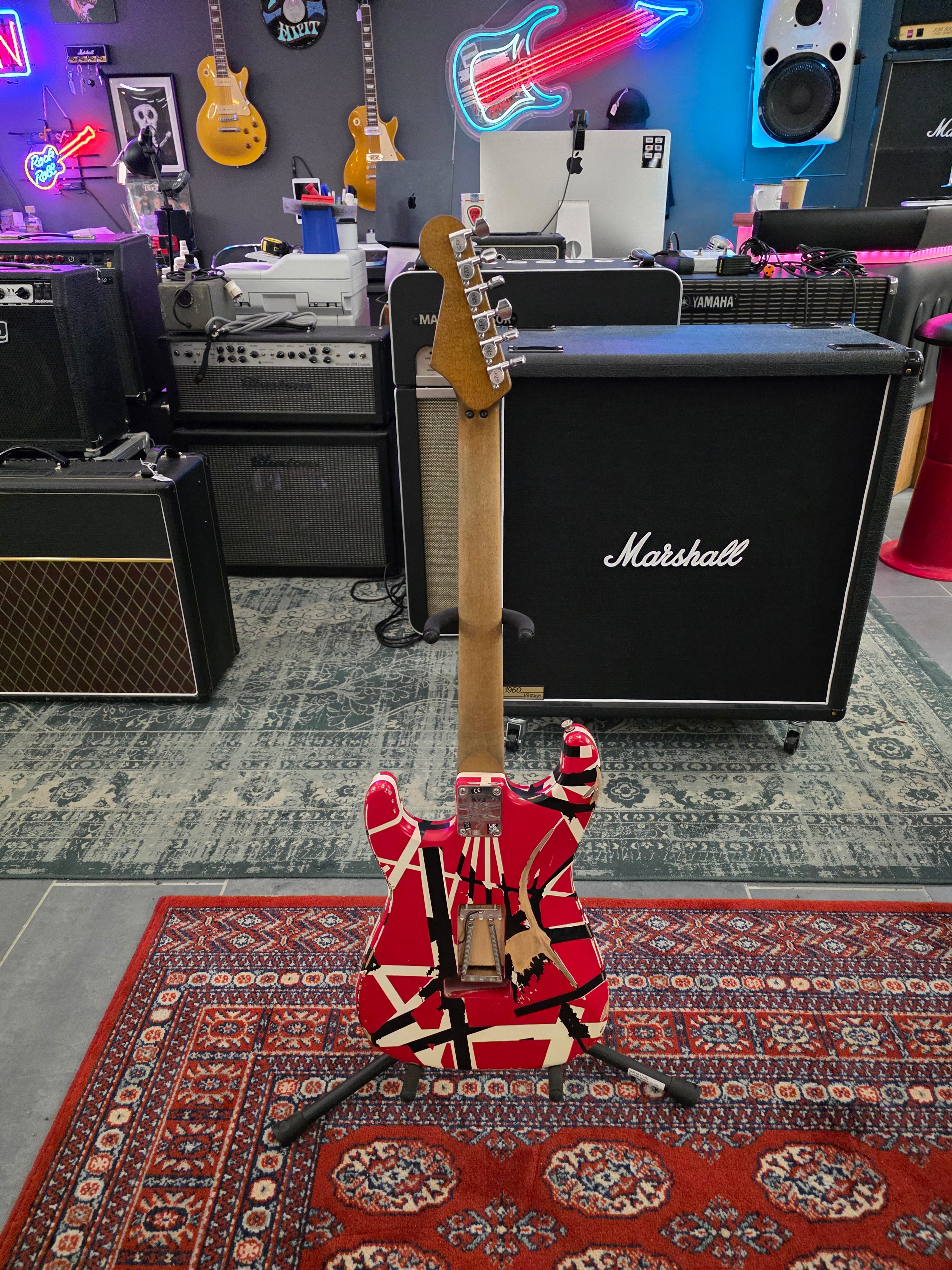 EVH Frankie Striped MN Relic