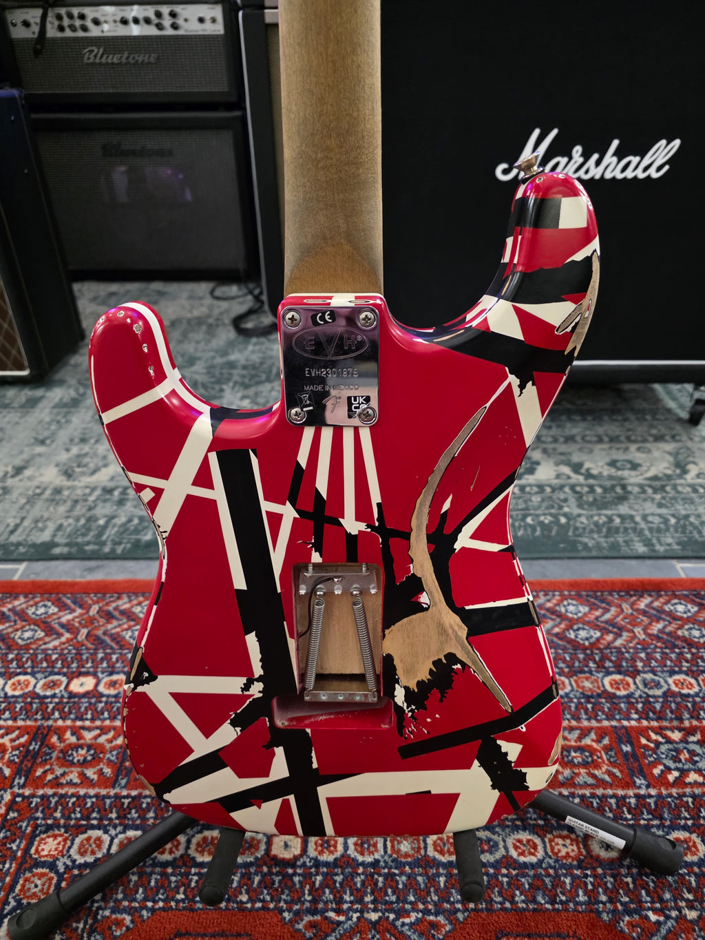 EVH Frankie Striped MN Relic