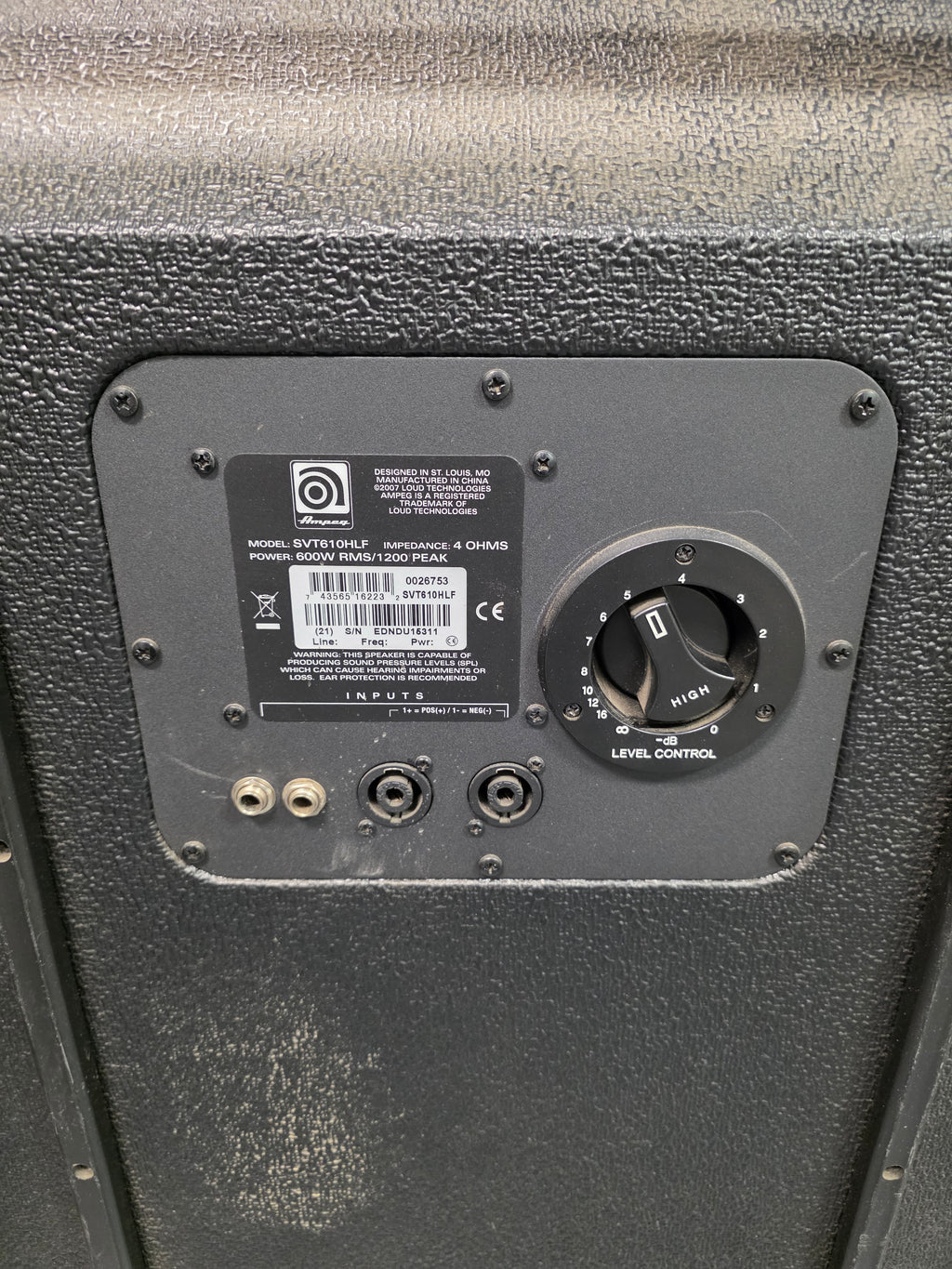 Ampeg SVT610HLF