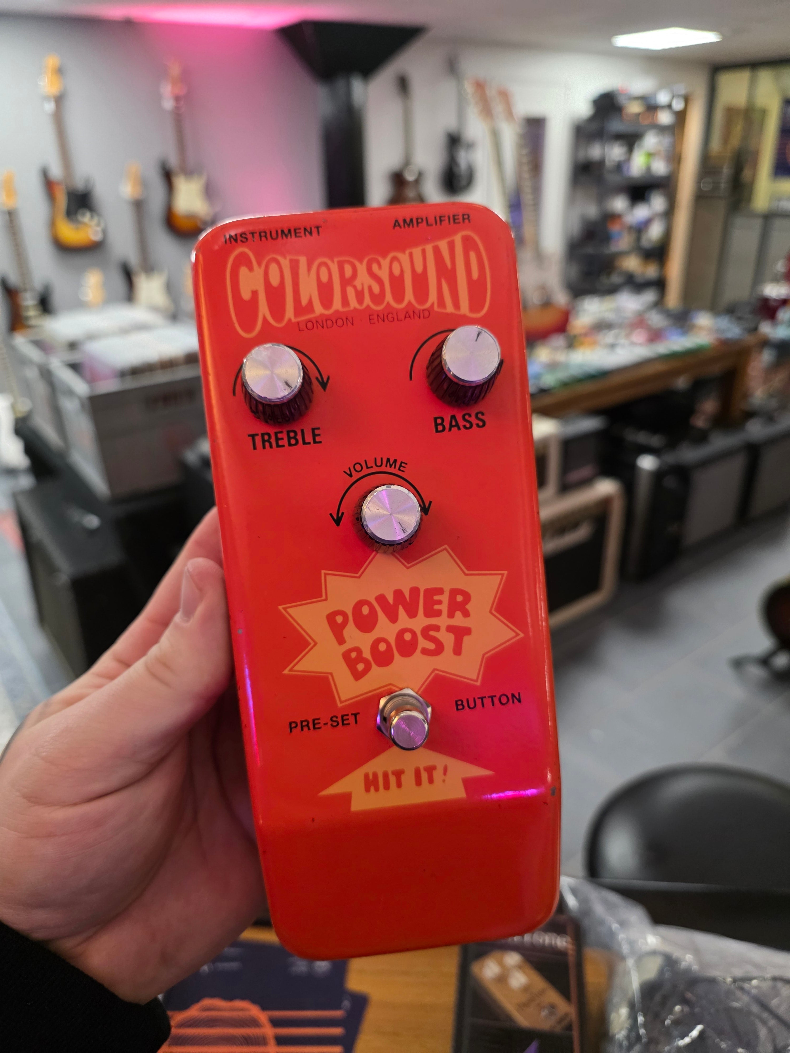 Colorsound Power Boost Reissue – Tonefest Guitar Gallery