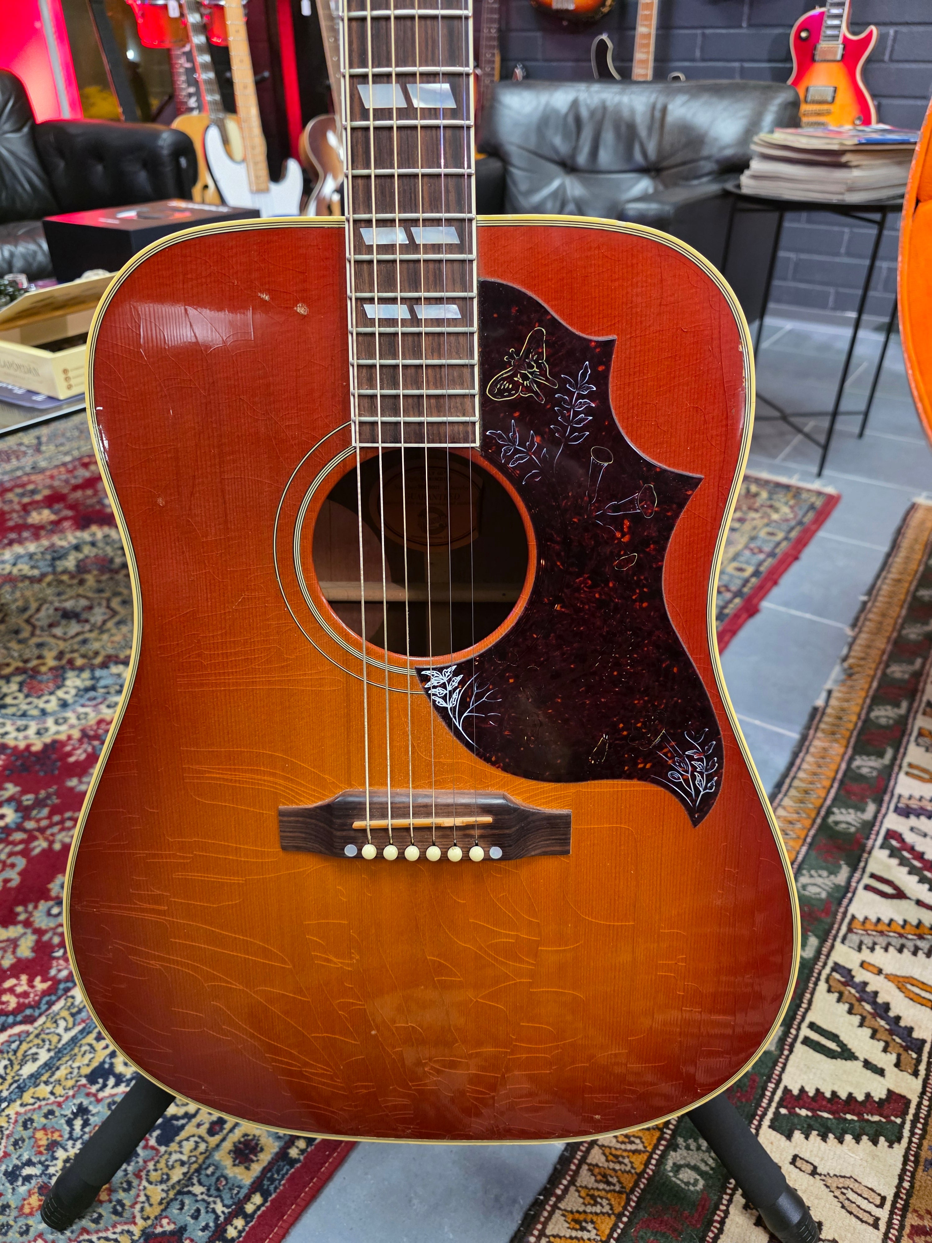 Gibson Hummingbird Cherry Sunburst 1993