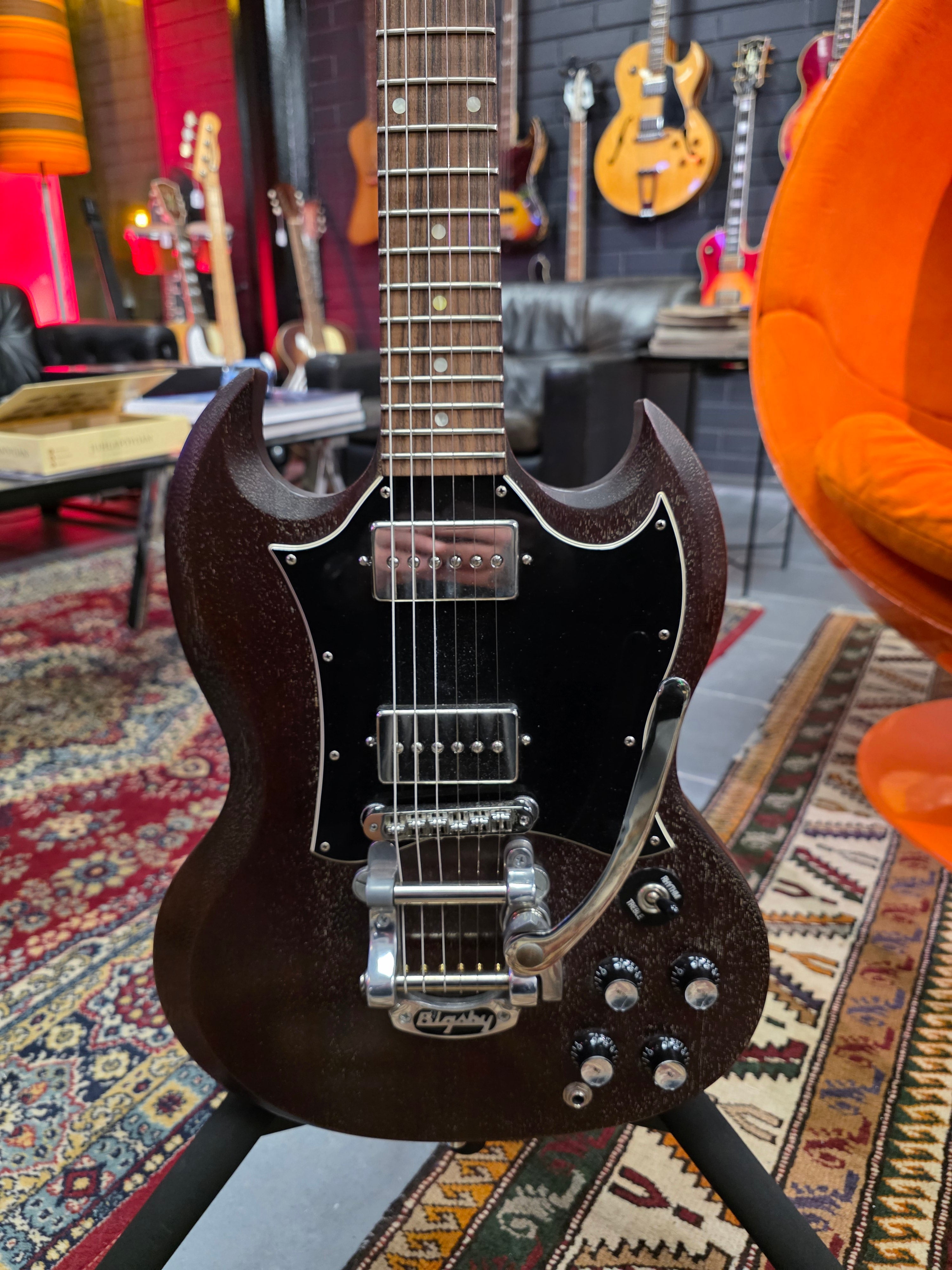 Gibson SG Special Faded Worn Brown w/ Original Bigsby