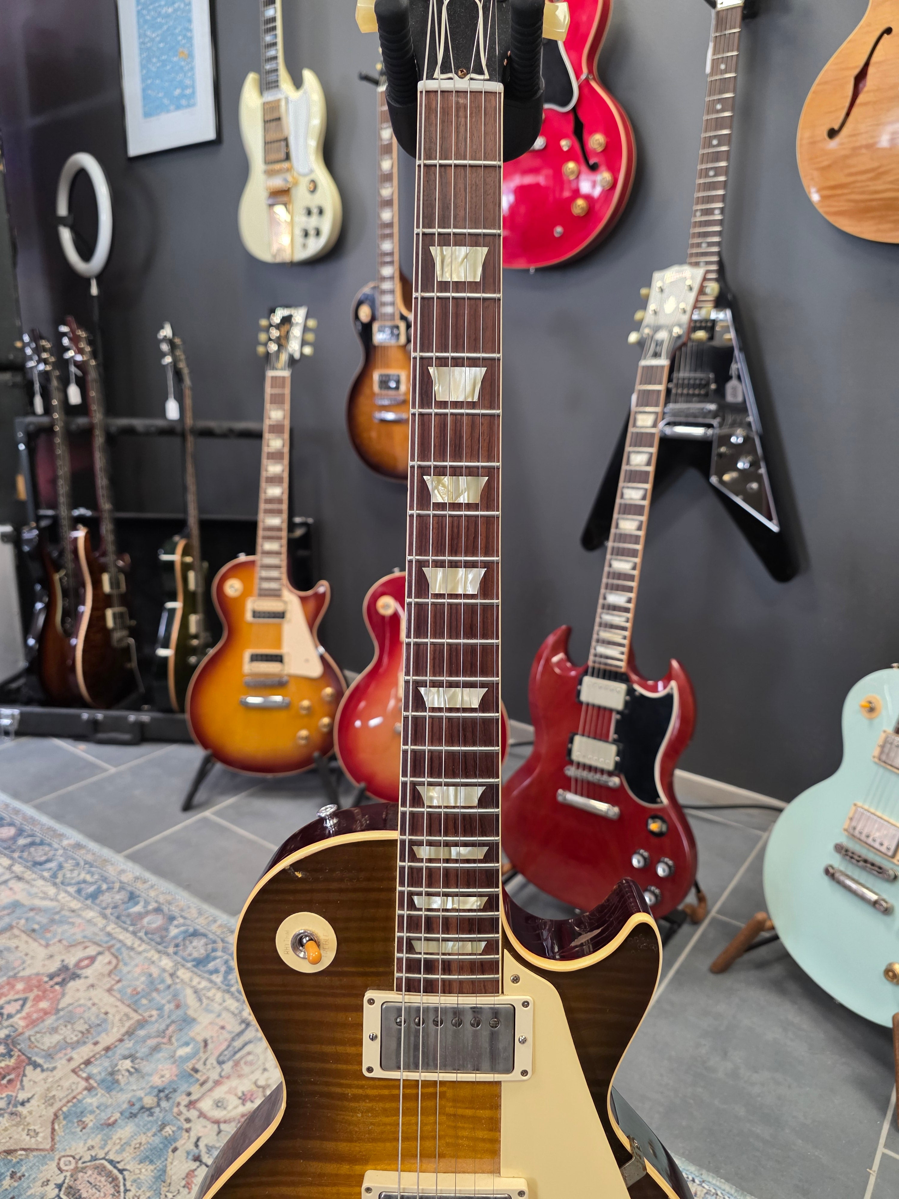 Gibson Custom Shop M2M Les Paul R9 Heavy Aged Dirty Green Lemon Burst 2020