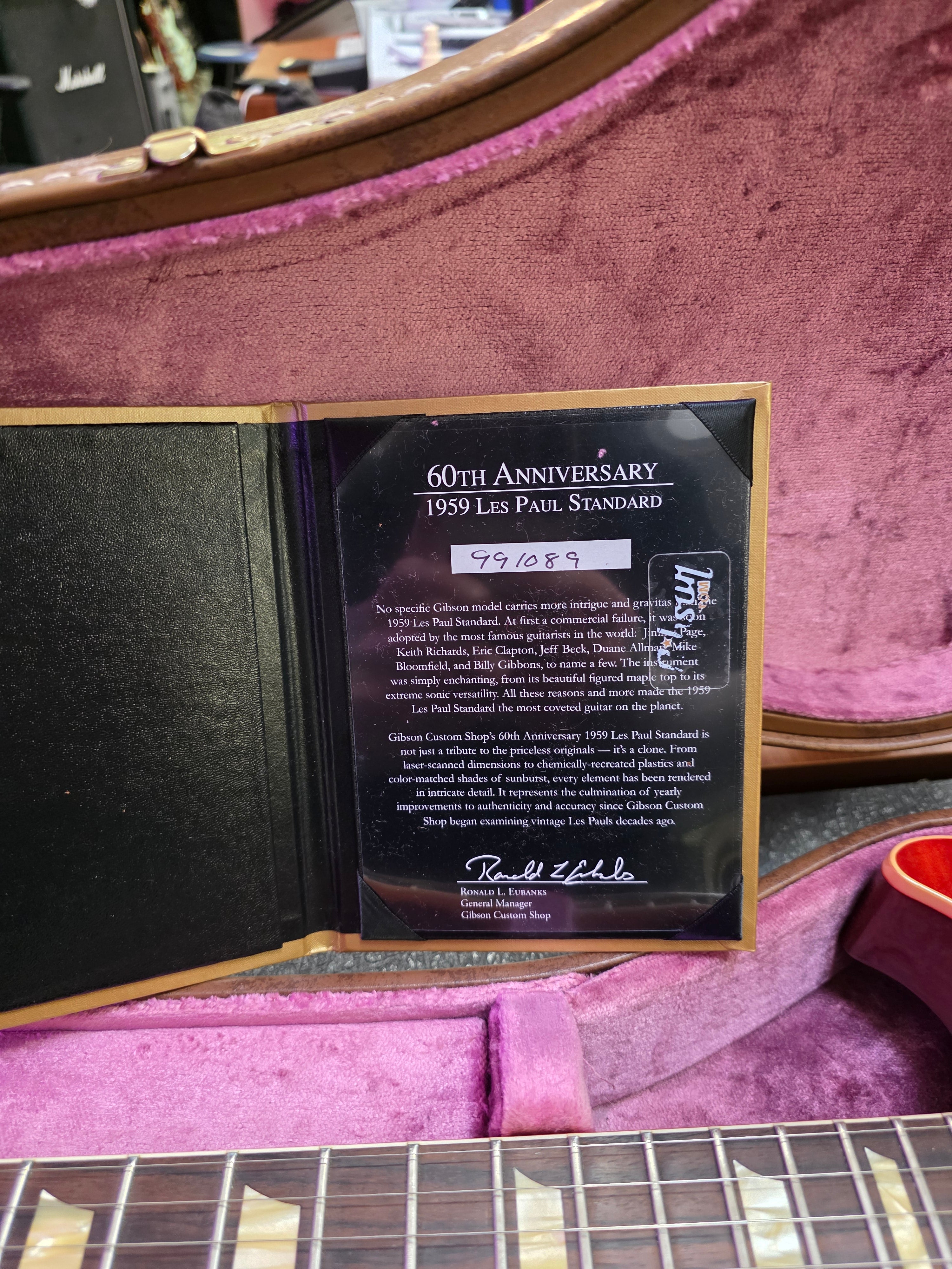 Gibson Custom Shop Les Paul R9 60th Anniversary 2019