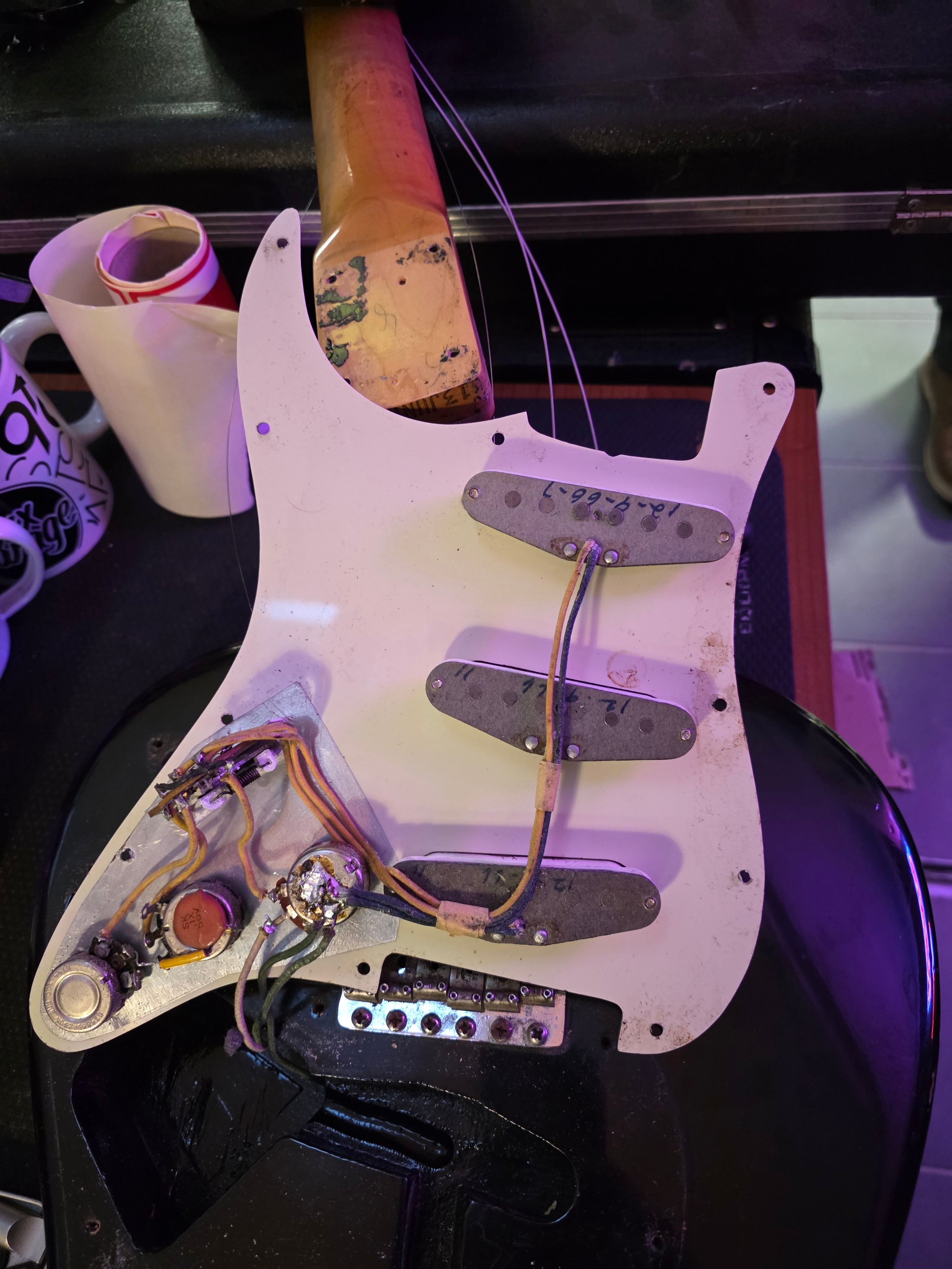 Fender Stratocaster 1966 Black Refin