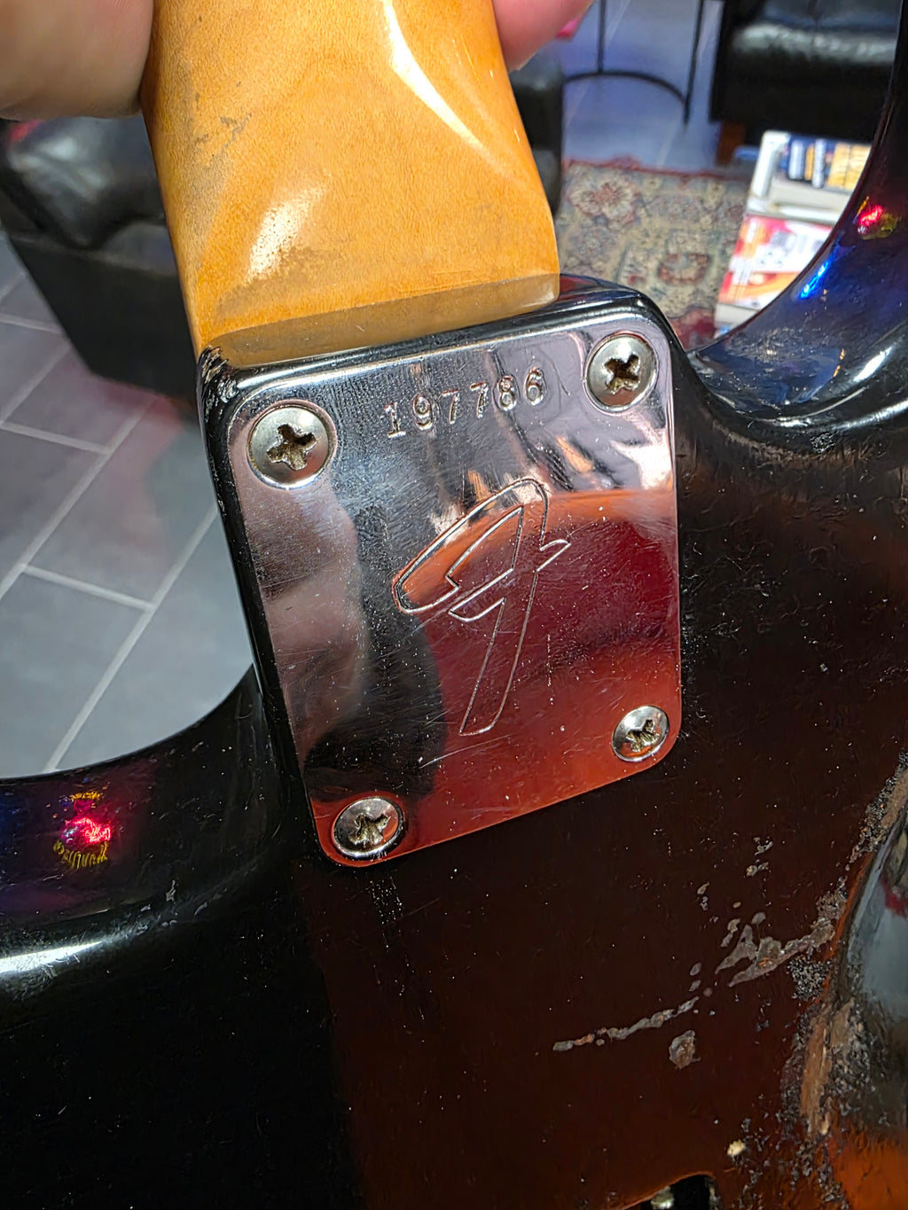 Fender Stratocaster 1966 Black Refin