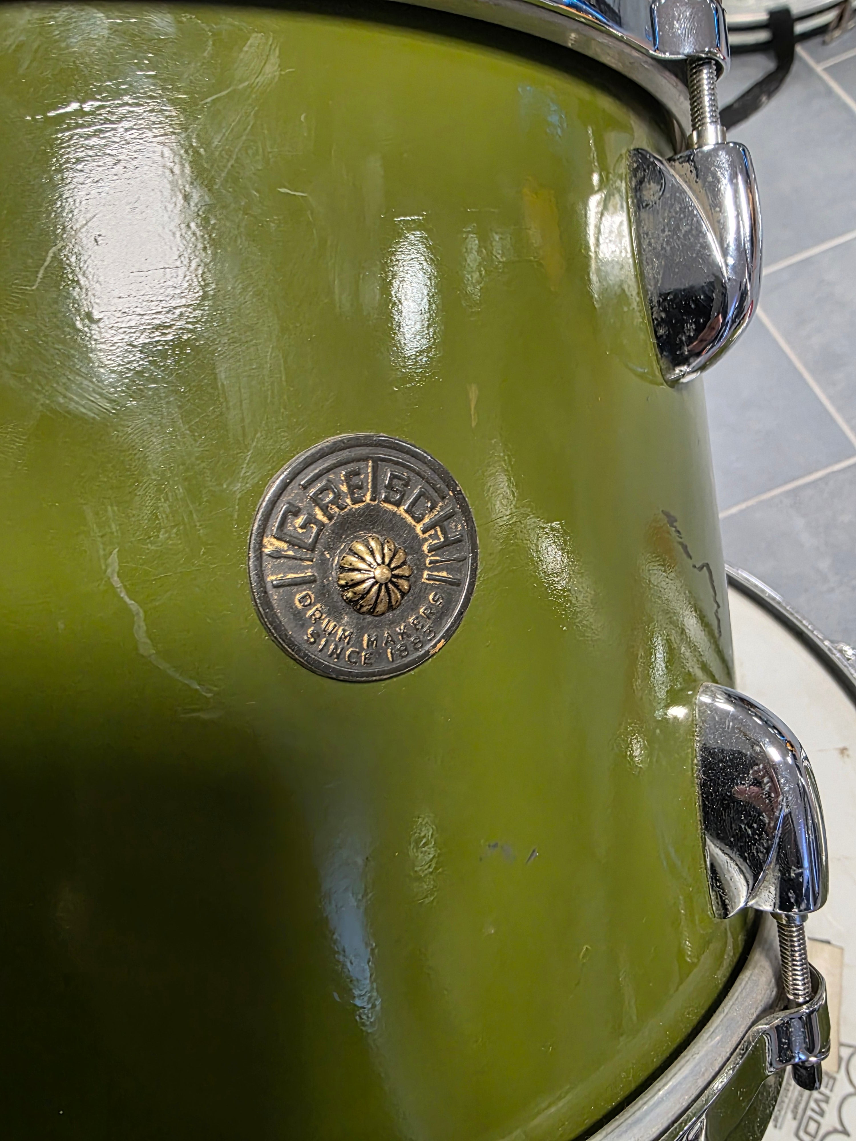 Gretsch Round Badge 1960s 22x14", 13x9", 16x16"