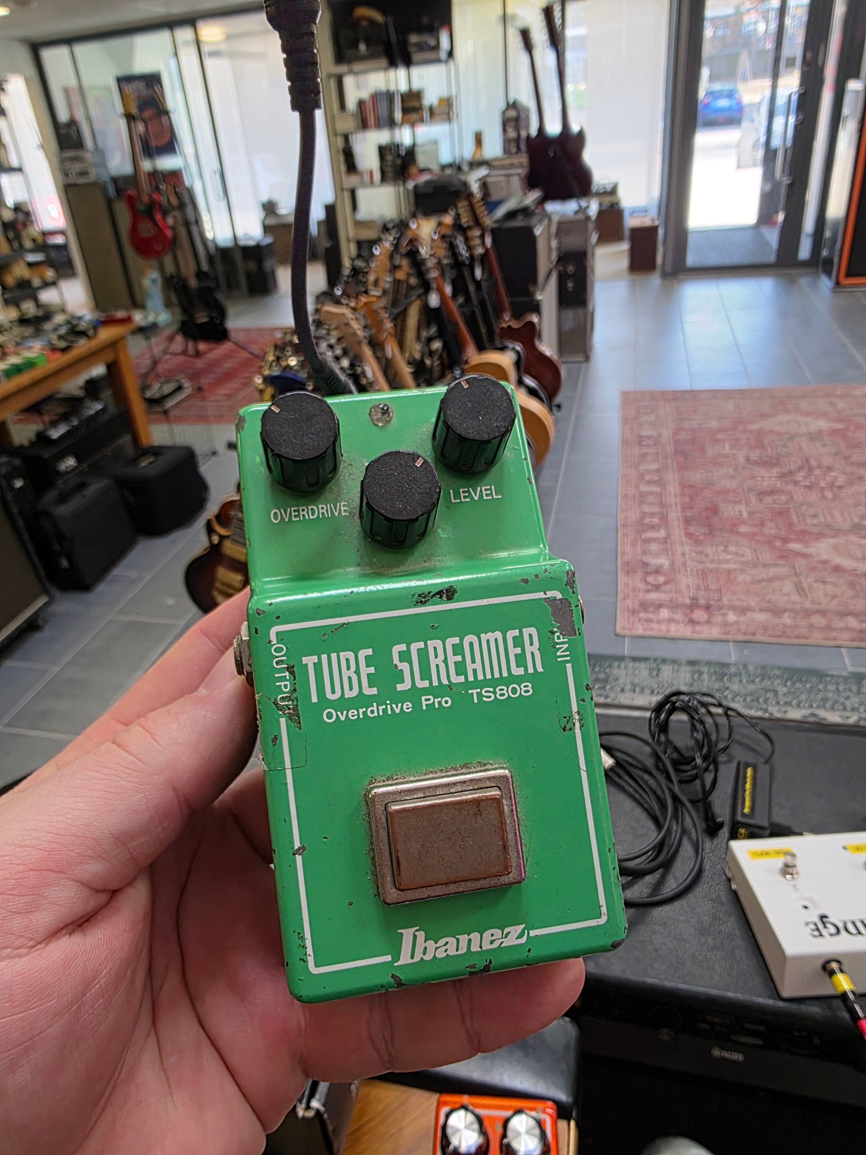 Ibanez TS808 1981 w/ JRC4558D Chip – Tonefest Guitar Gallery