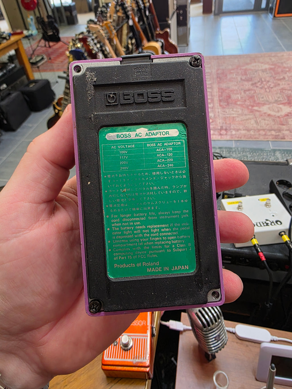 Boss Hi Band Flanger HF-2 Made in Japan Green Label