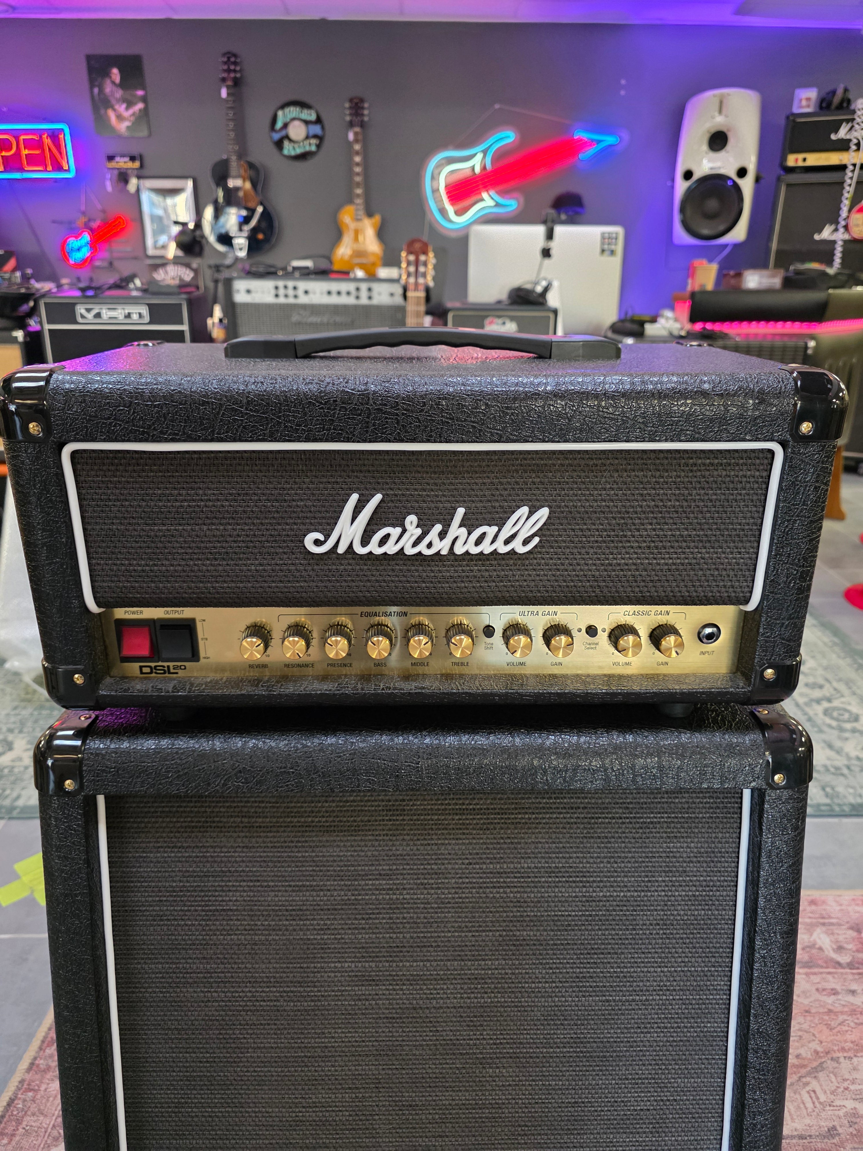 Marshall DSL20RH w/ MX212AR Cabinet