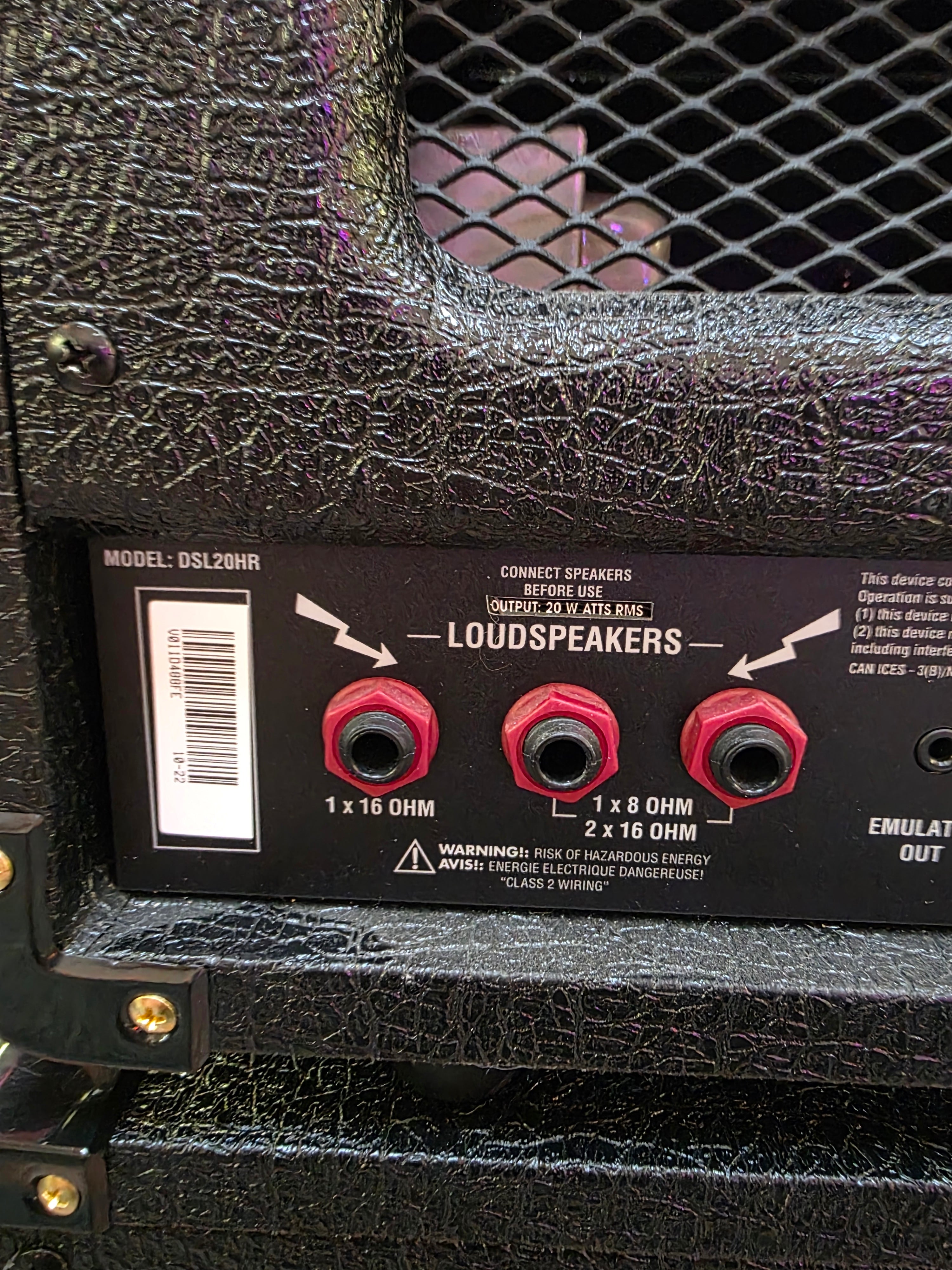 Marshall DSL20RH w/ MX212AR Cabinet