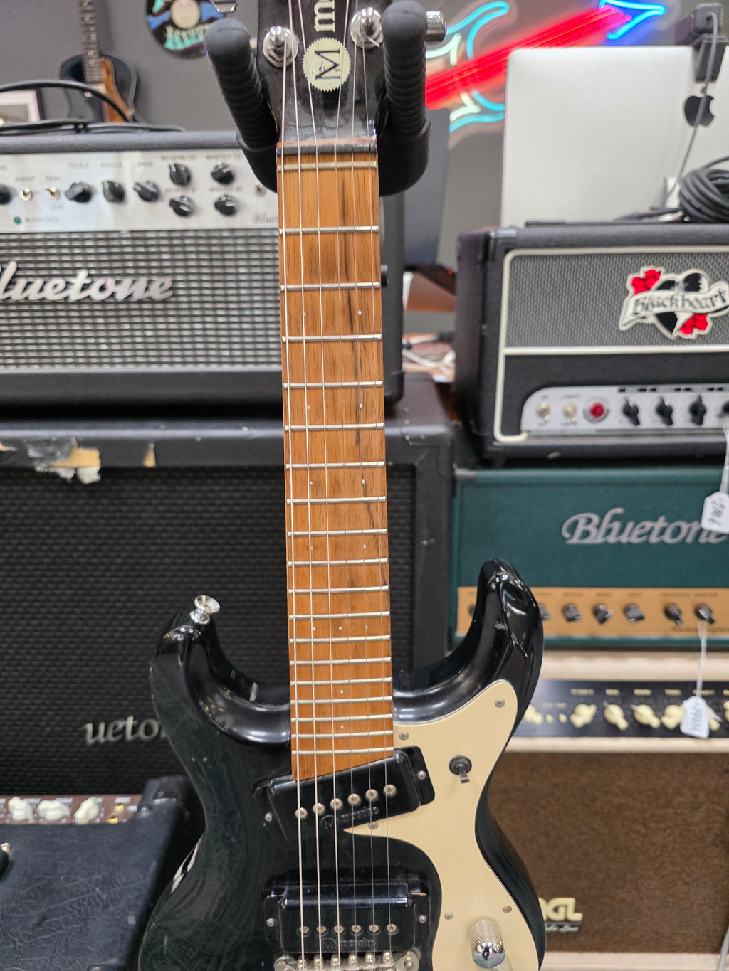 Mosrite Mini Octave Guitar Black