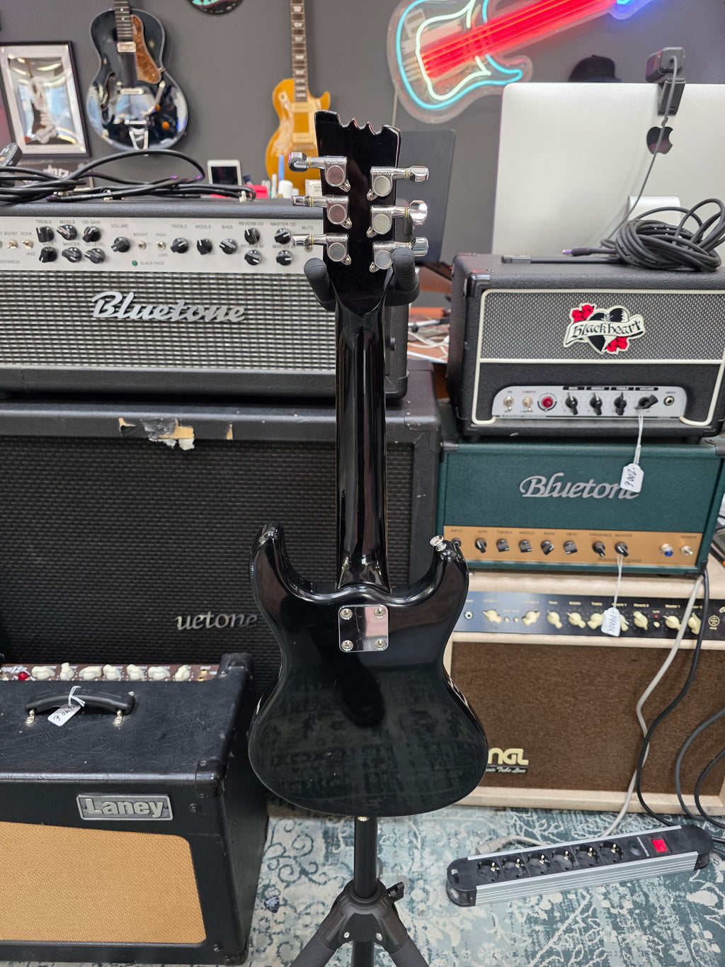 Mosrite Mini Octave Guitar Black