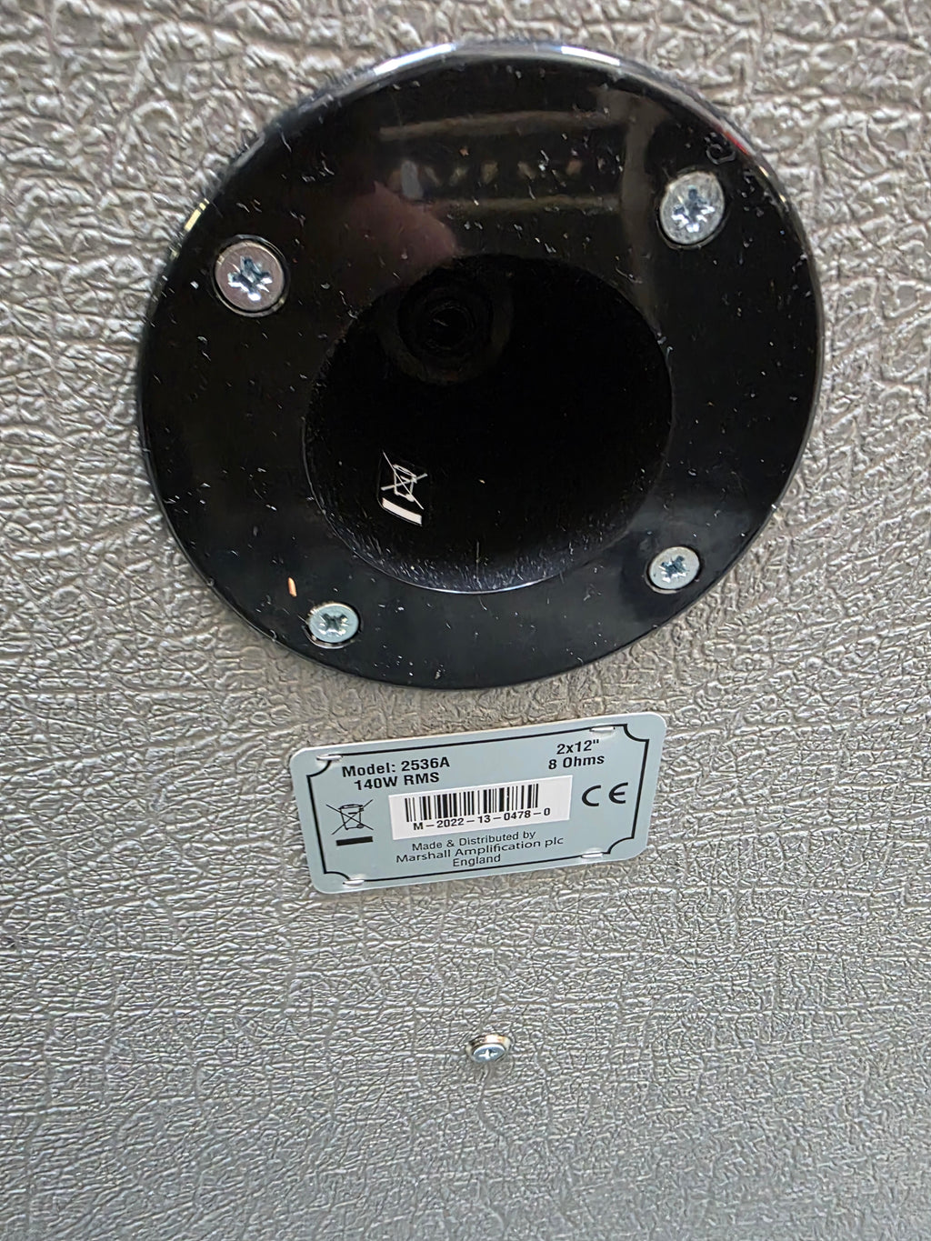 Marshall Studio Jubilee 2525H "Silver Jubilee" 20-Watt Guitar Amp Head w/ Marshall 2536A Silver Jubilee 2x12"