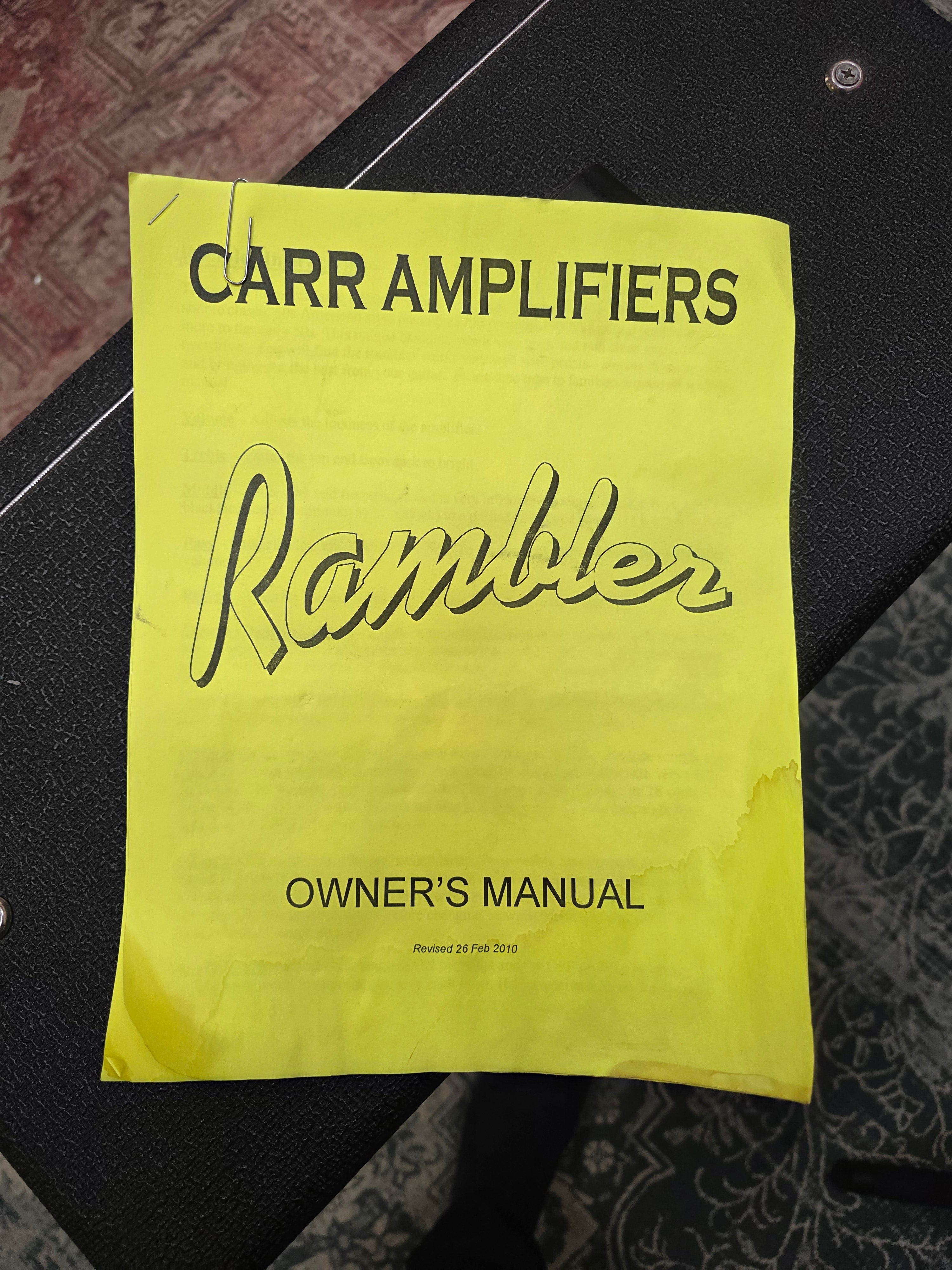 Carr Rambler Head and 1x12" Cabinet