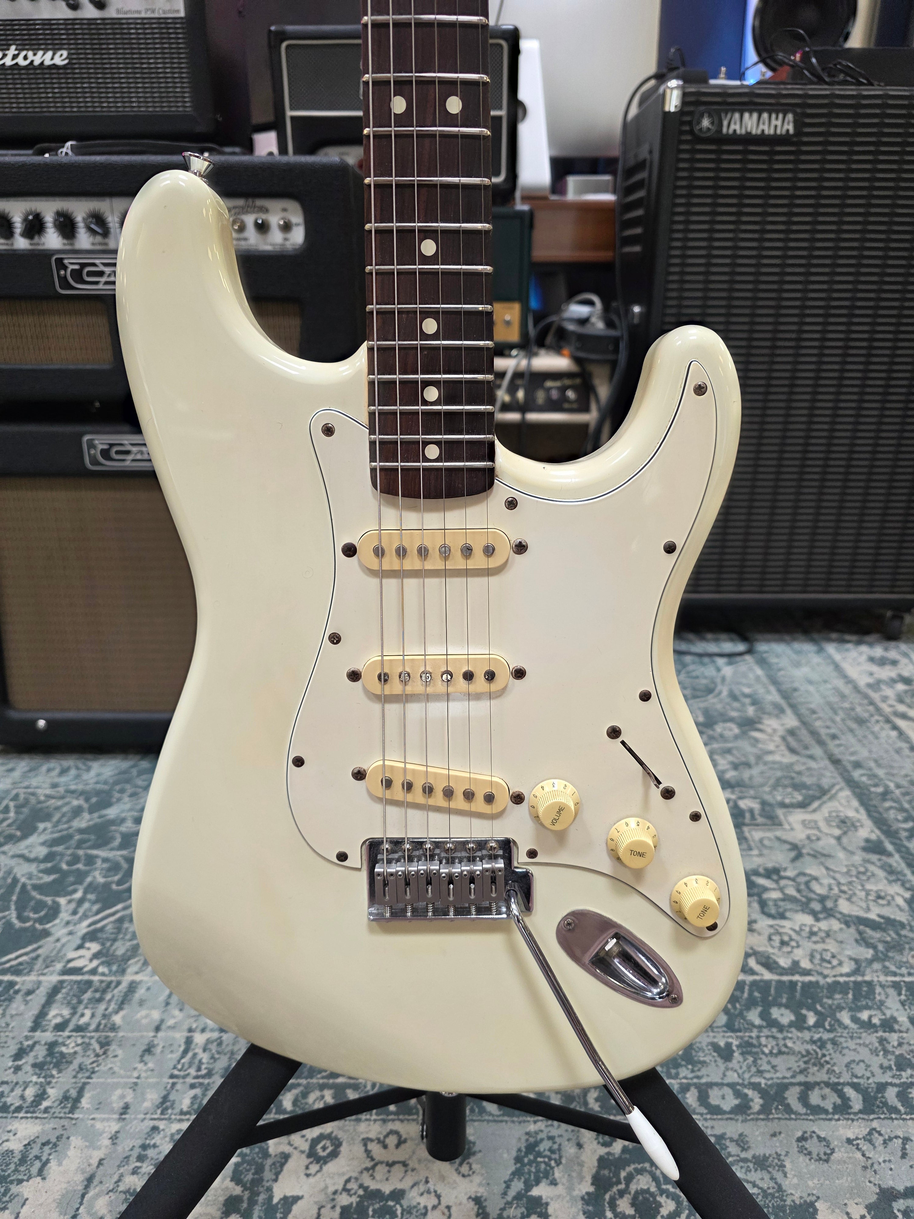 Fender Standard Stratocaster 1991 Olympic White Made in Mexico