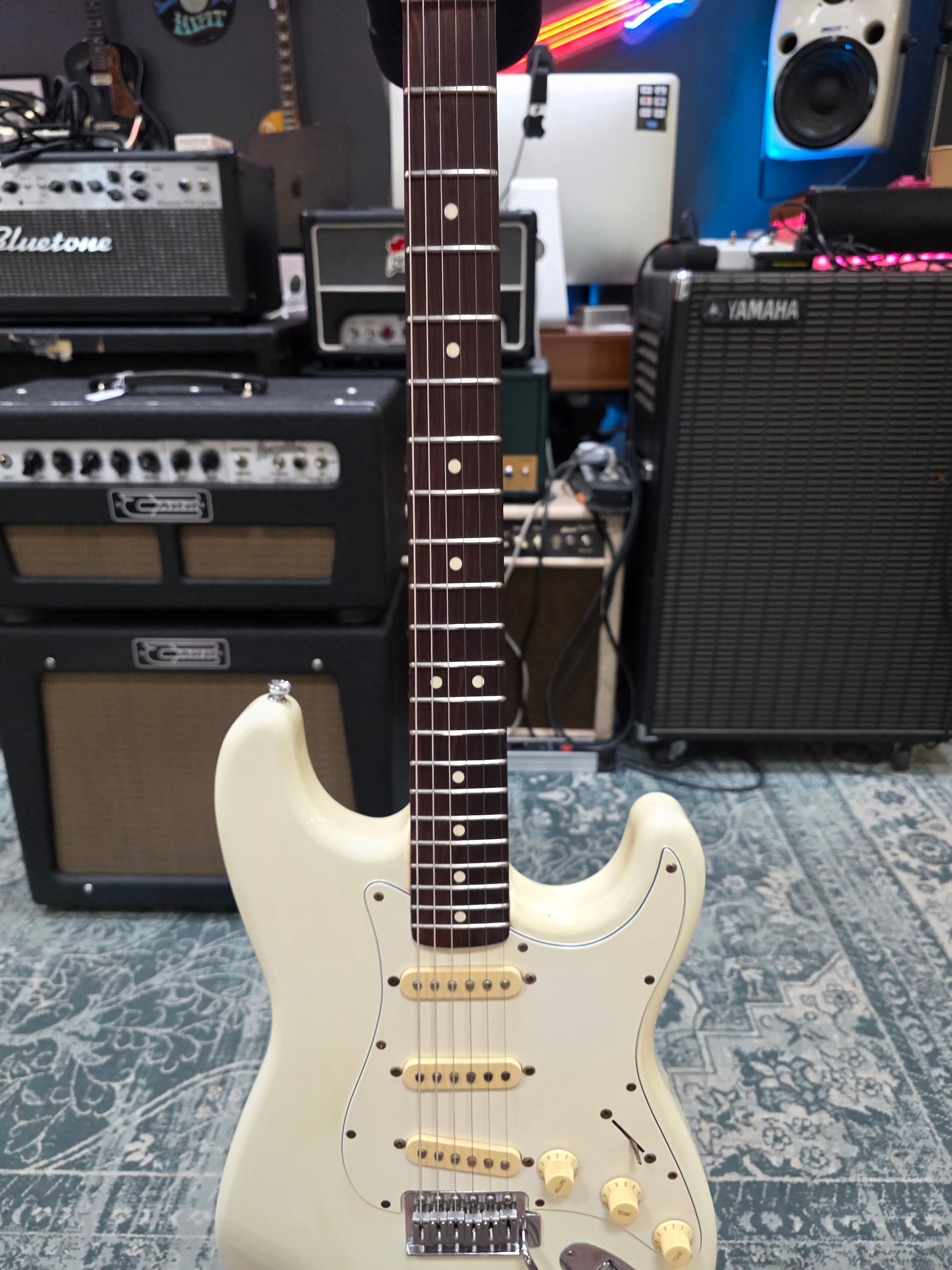 Fender Standard Stratocaster 1991 Olympic White Made in Mexico